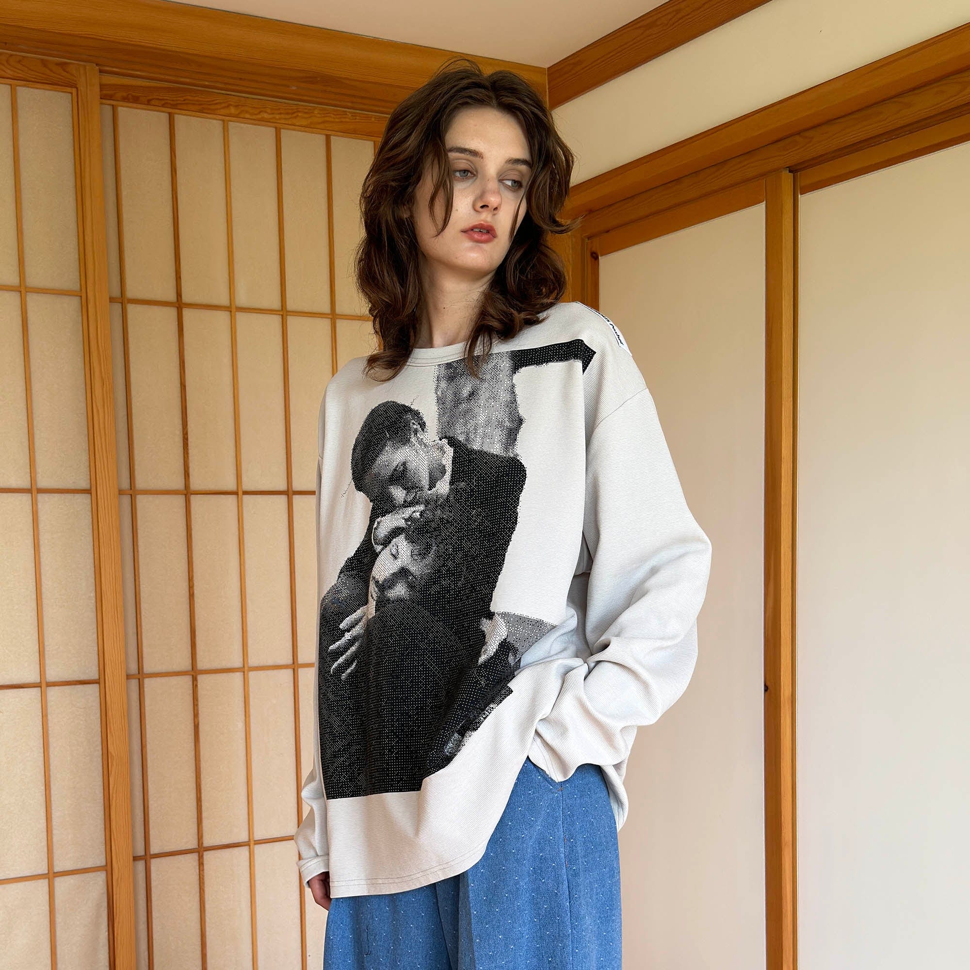 Photo Print Sweatshirt