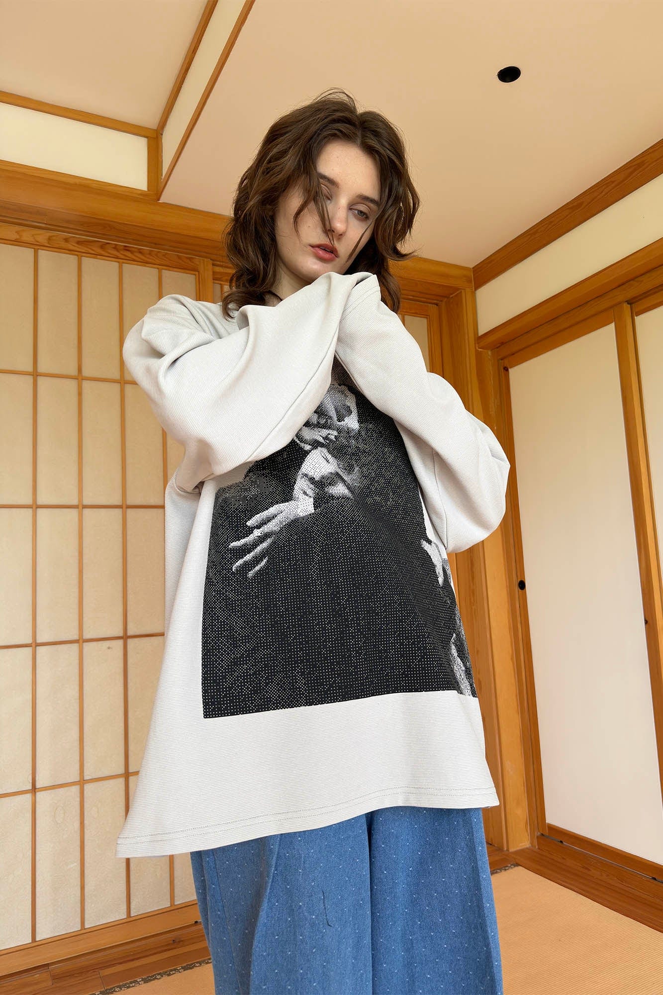 Photo Print Sweatshirt