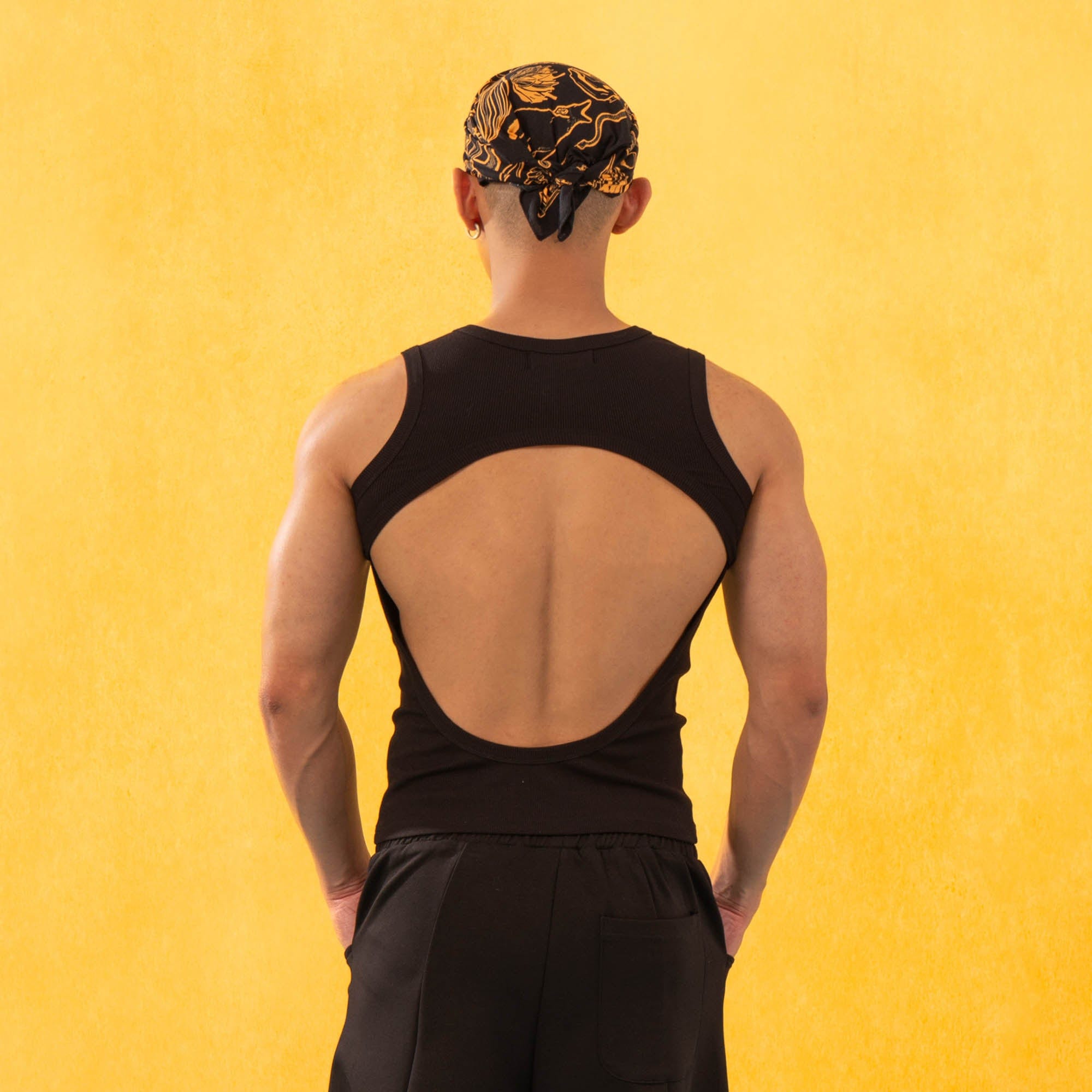 Open Back Muscle Tank