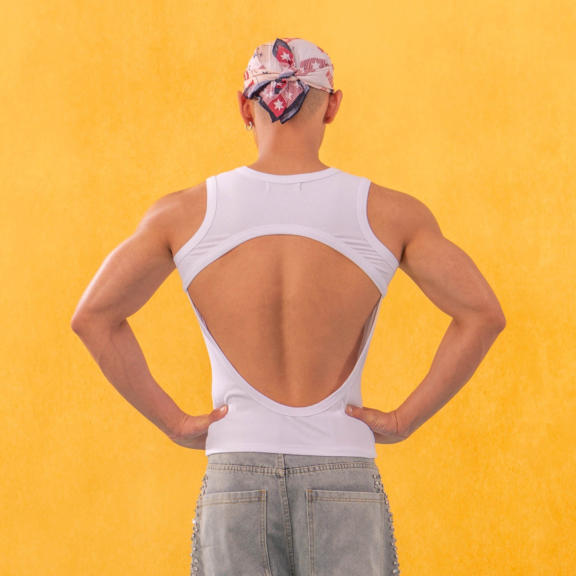 Open Back Muscle Tank