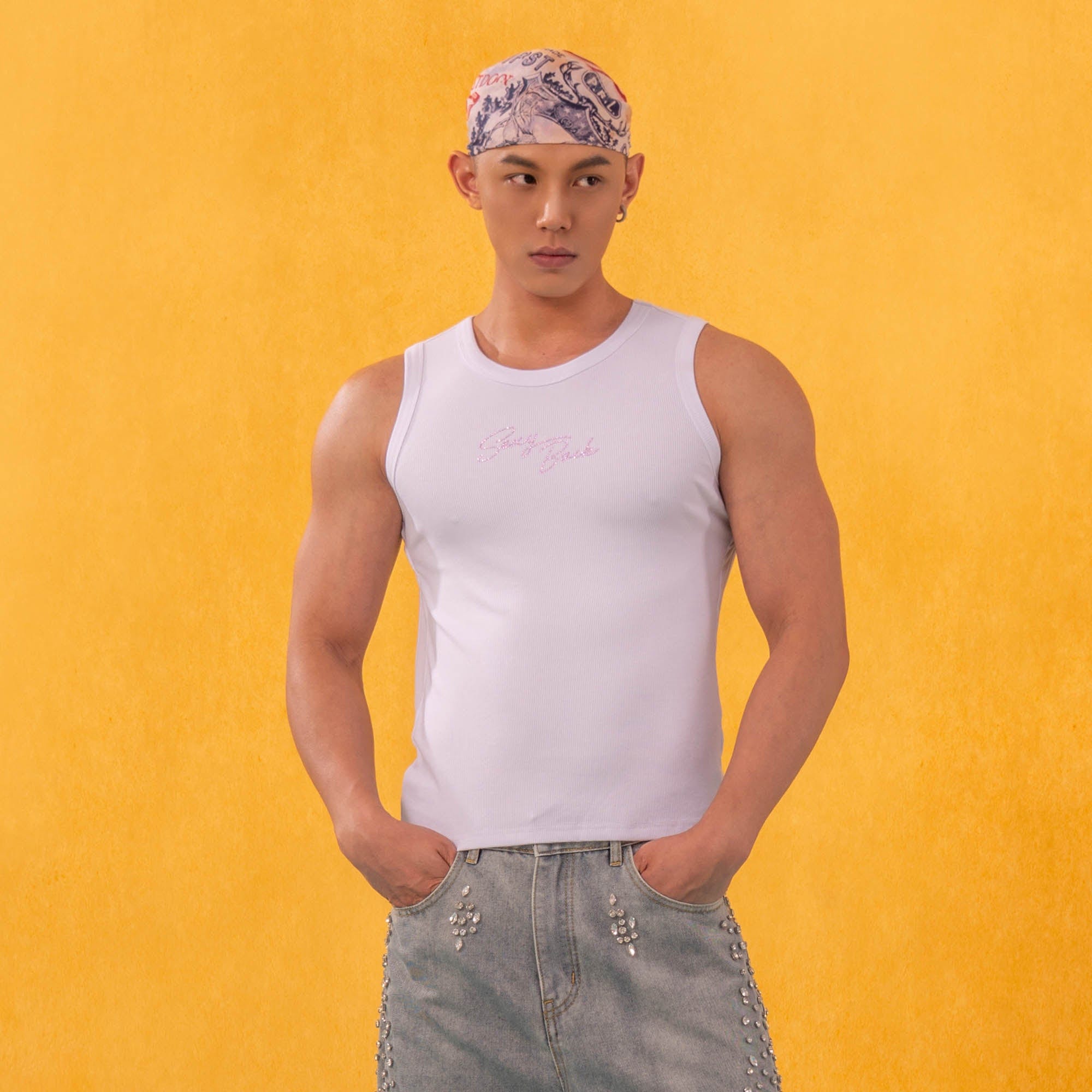 Open Back Muscle Tank