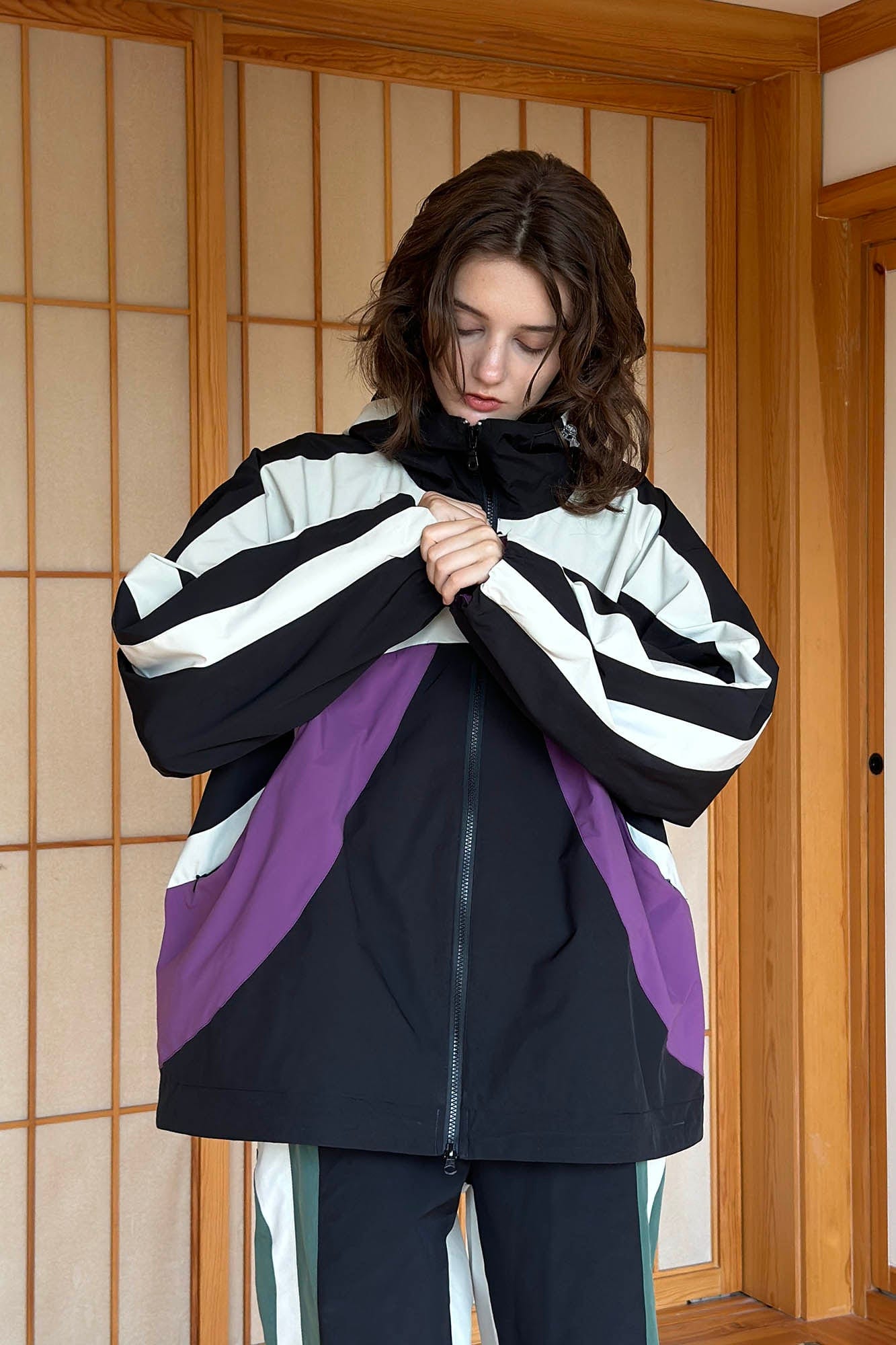 Color Block Windbreaker