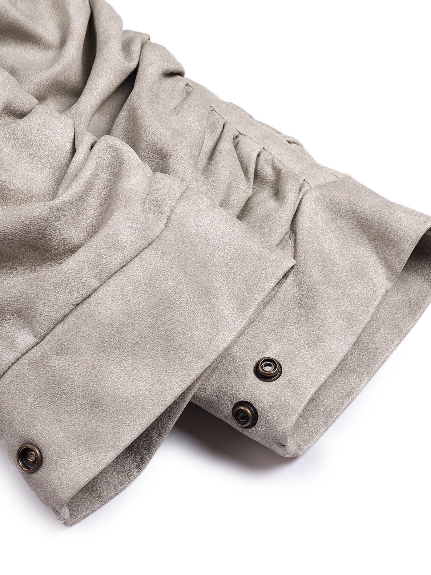 Ruched Sleeve Military Jacket