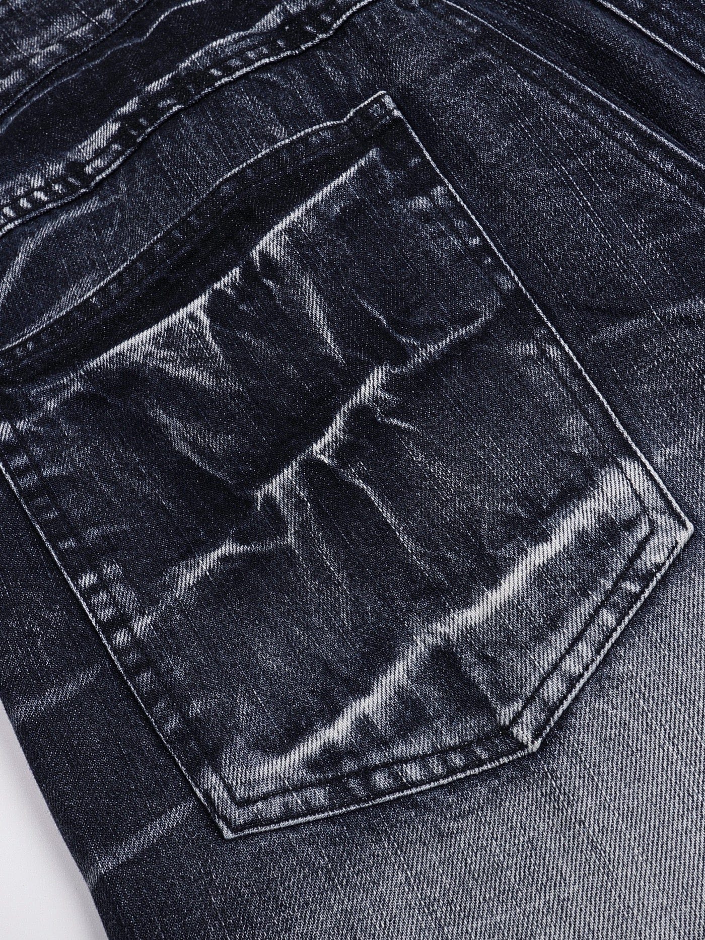 Lightning Wash Wide Jeans