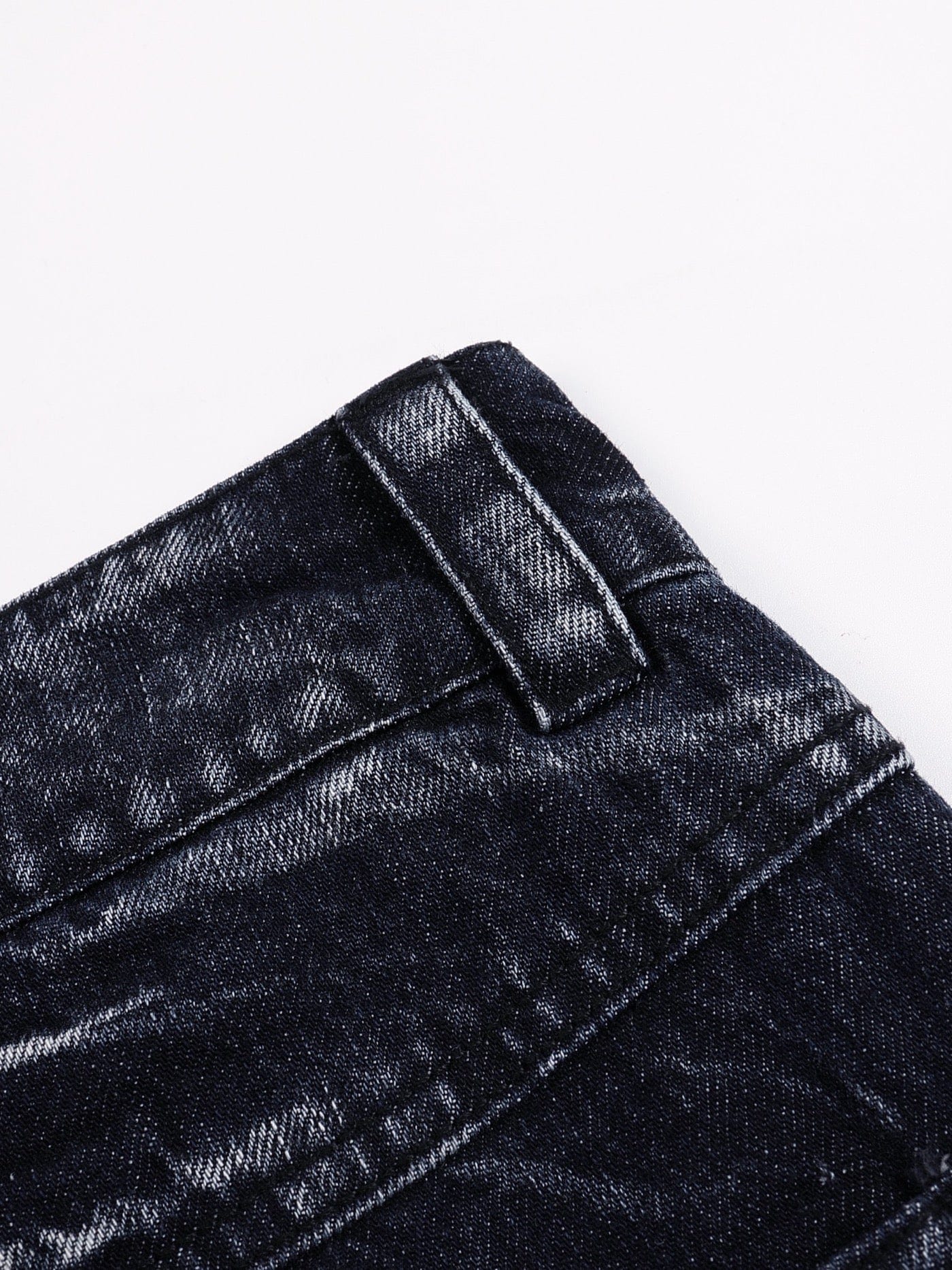 Lightning Wash Wide Jeans