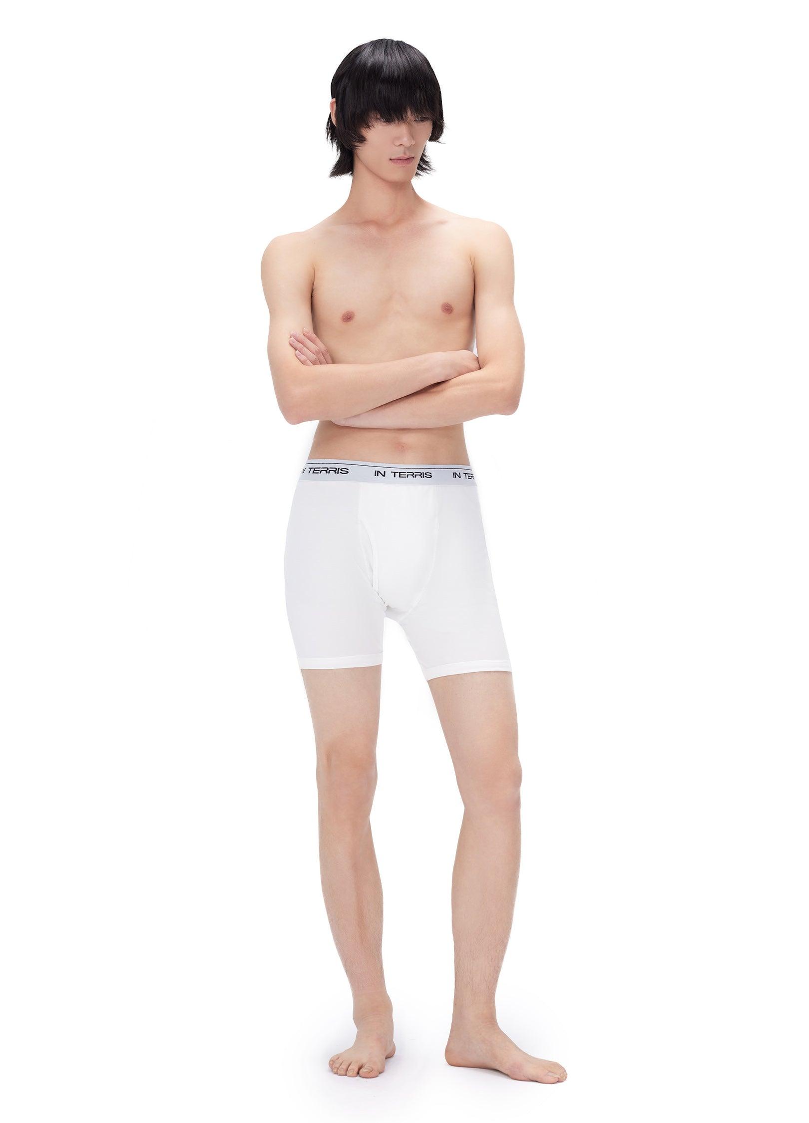 Mid-Rise Cotton Boxers for Men - chiclara