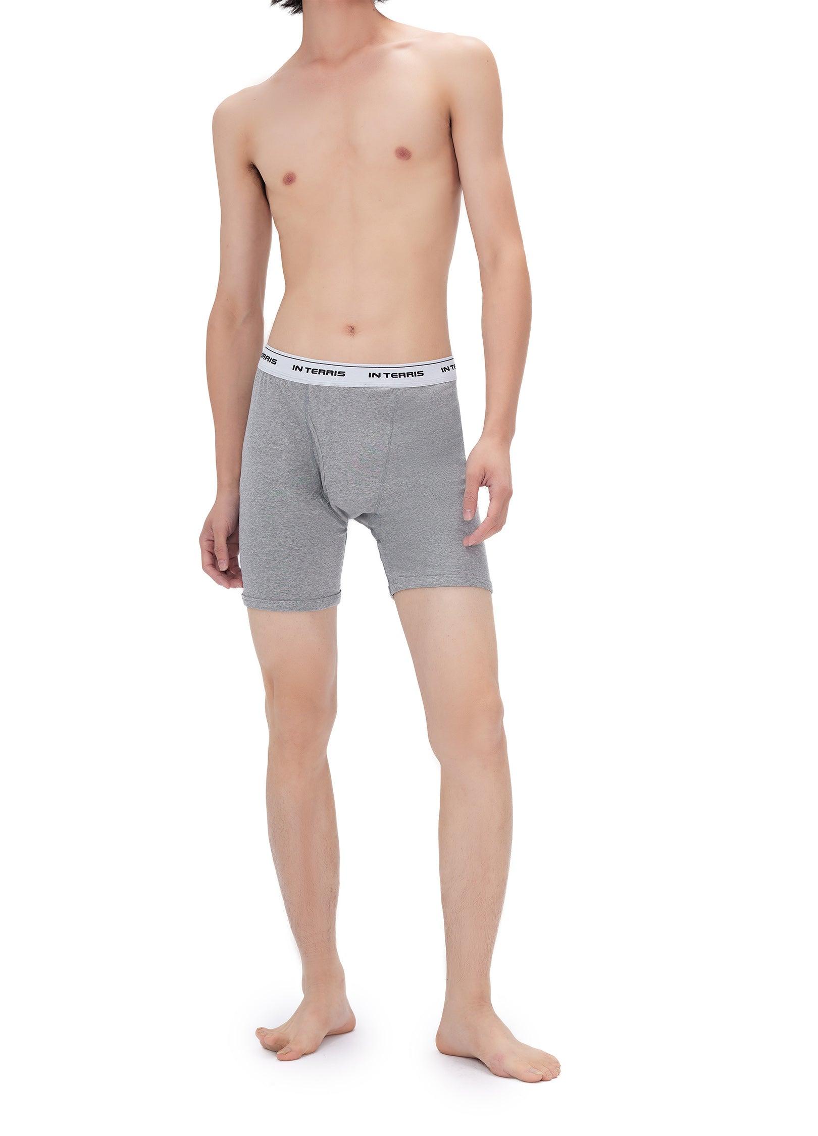 Mid-Rise Cotton Boxers for Men - chiclara