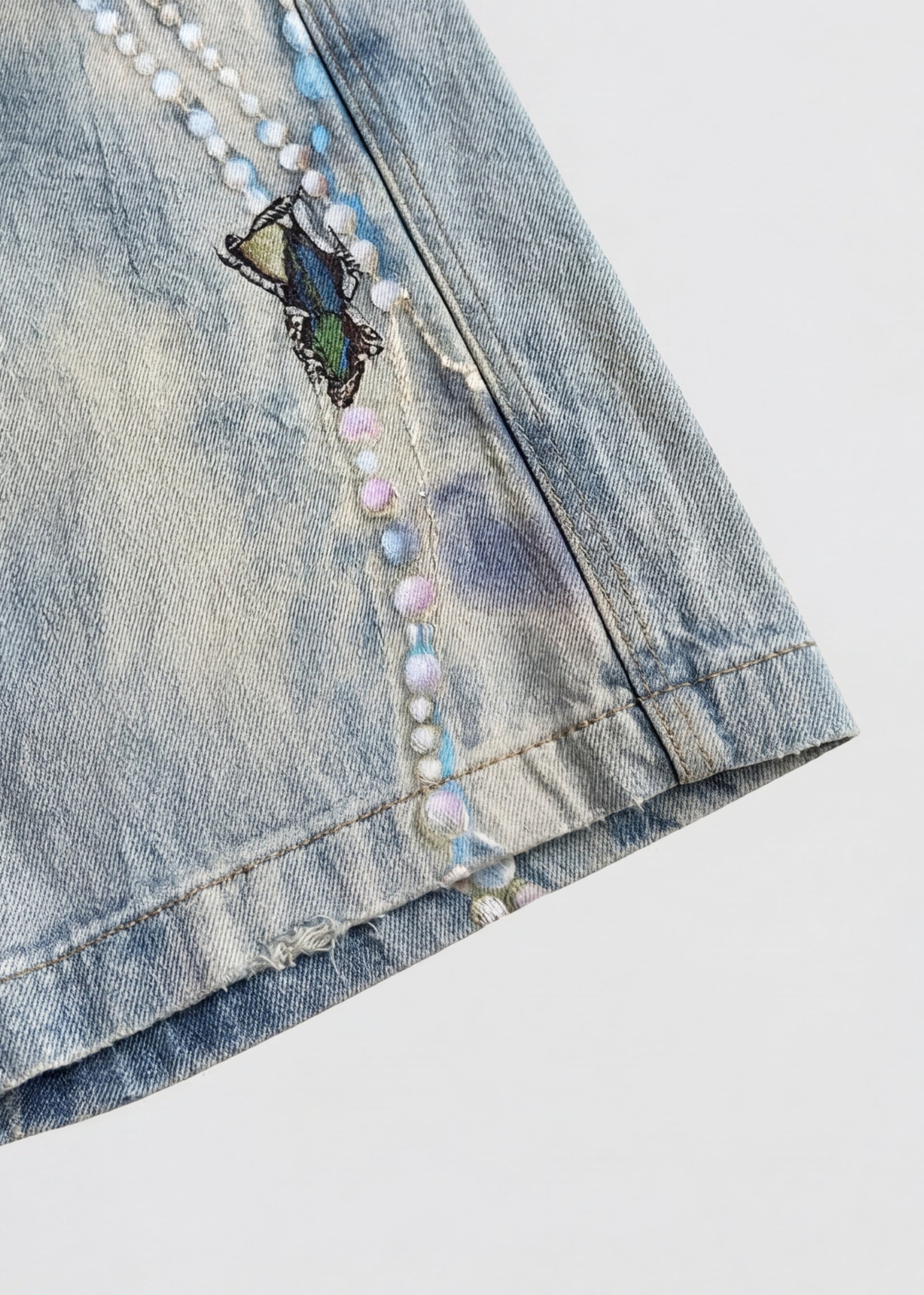 Crane Drift Denim Jorts