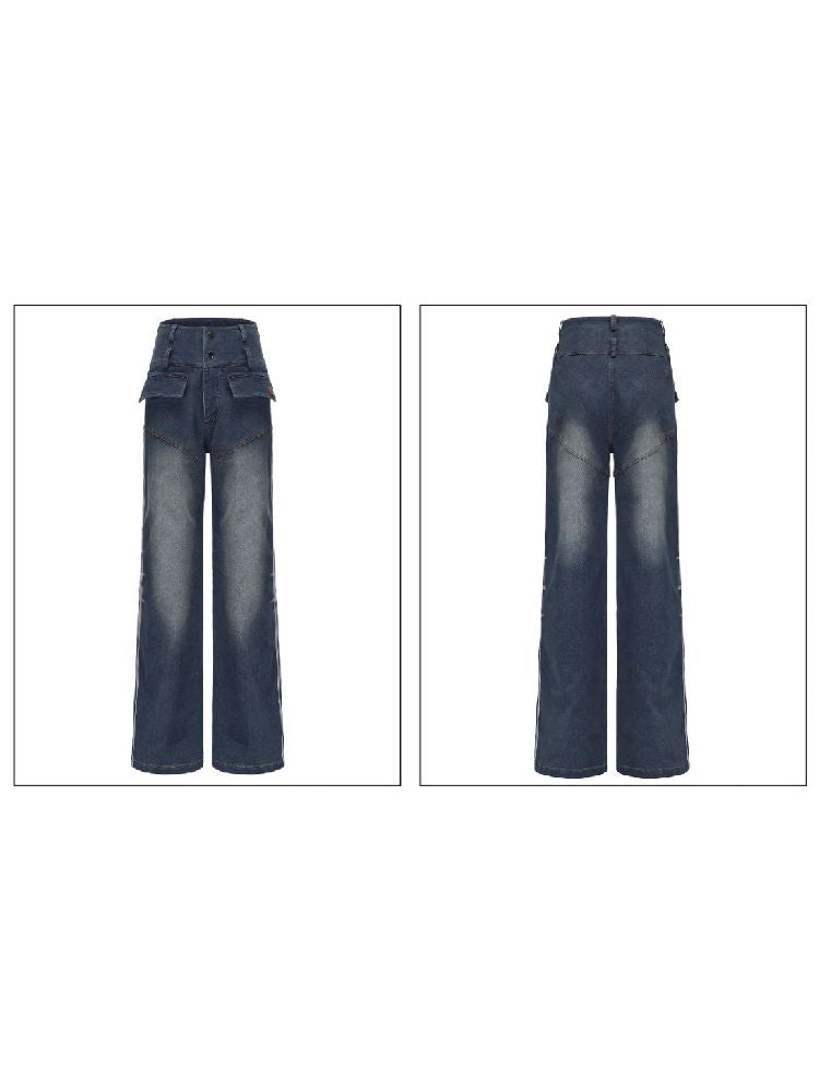 Utility Wide Leg Jeans