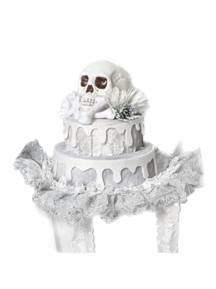 Gothic Wedding Cake Mini Hat