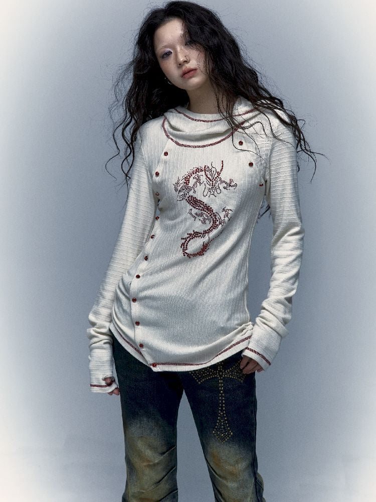 Dragon Slim Stretch Sweatshirt