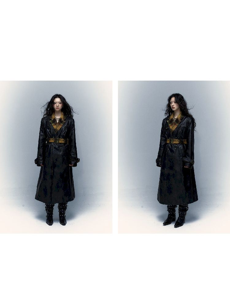 Reversible Dark Knight Faux Fur Coat