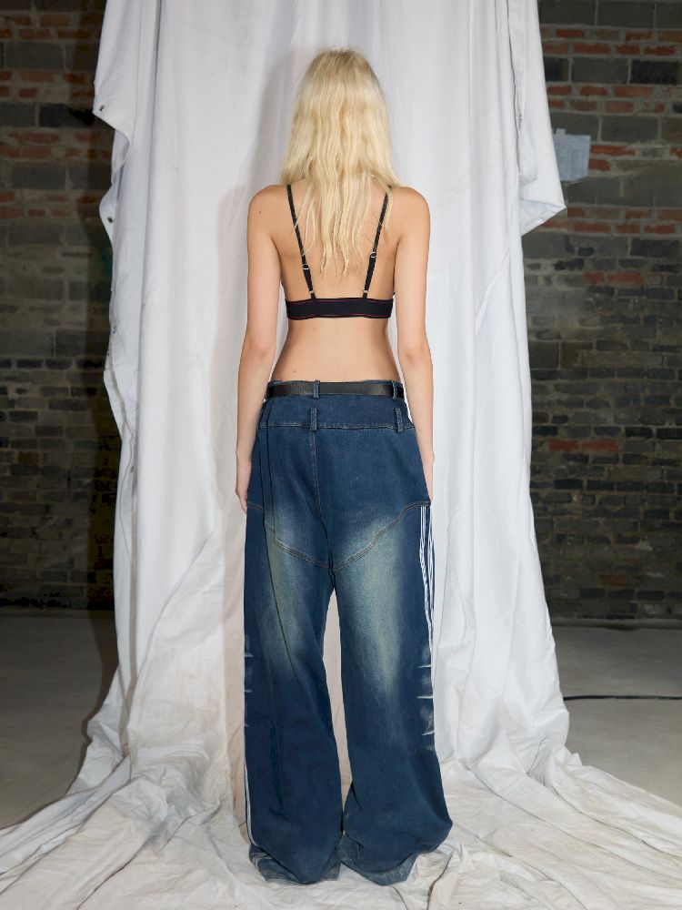 Utility Wide Leg Jeans