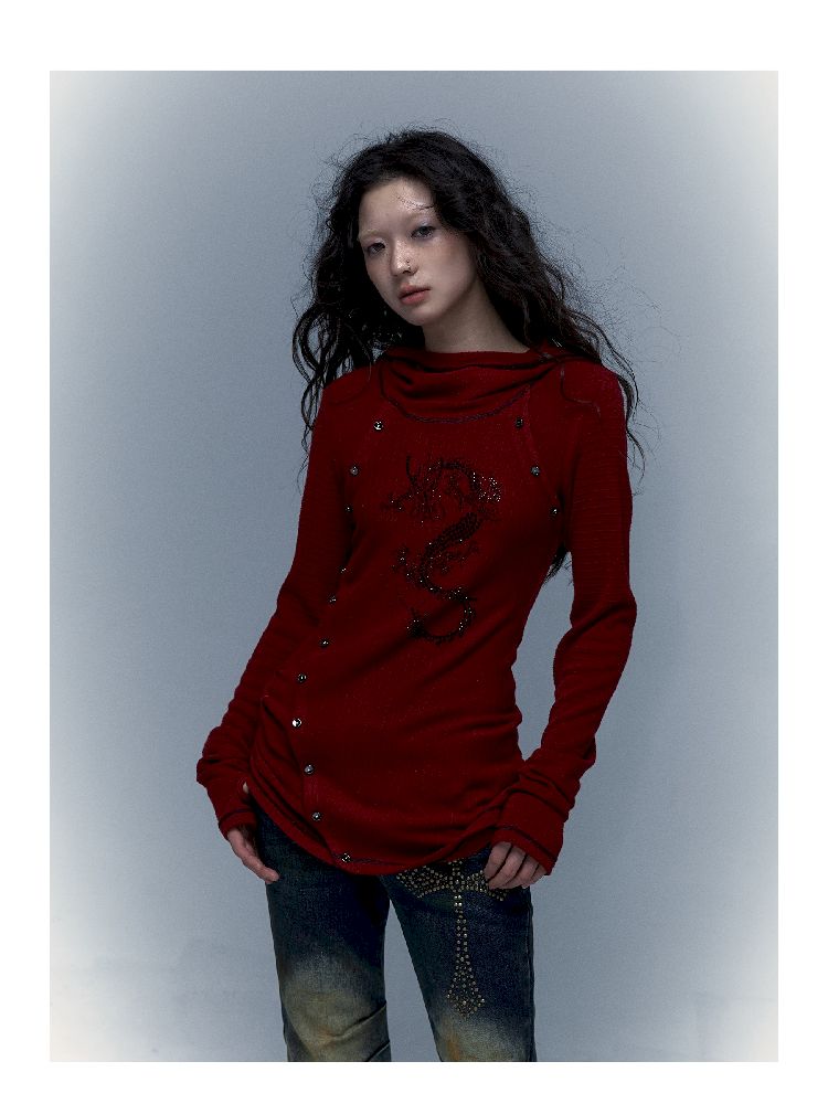 Dragon Slim Stretch Sweatshirt