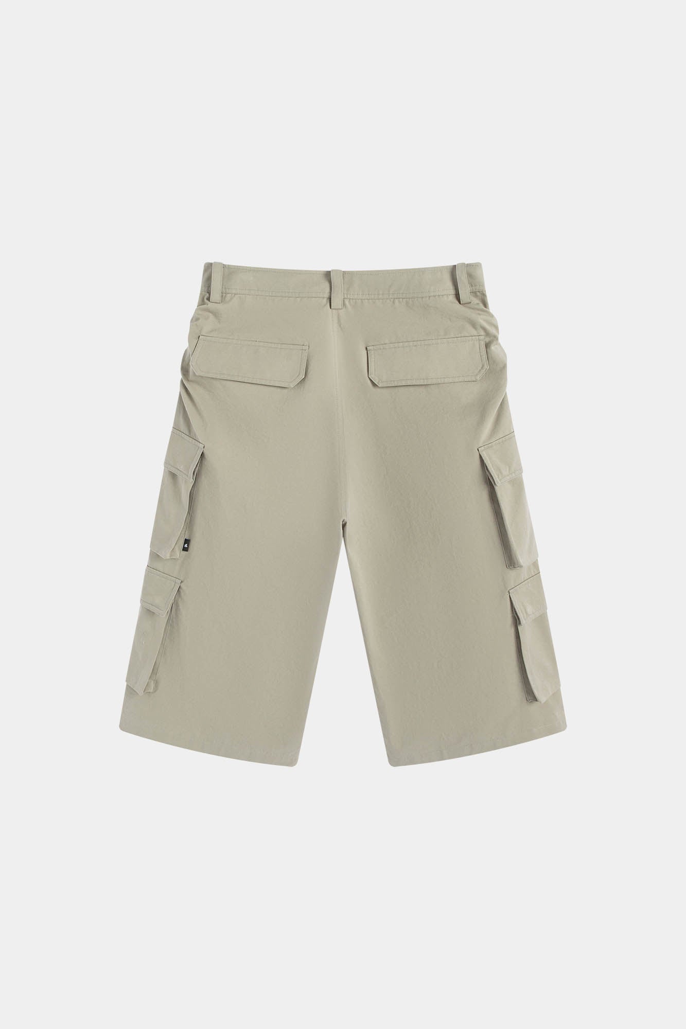 Khaki Multi-Pocket Cargo Culottes