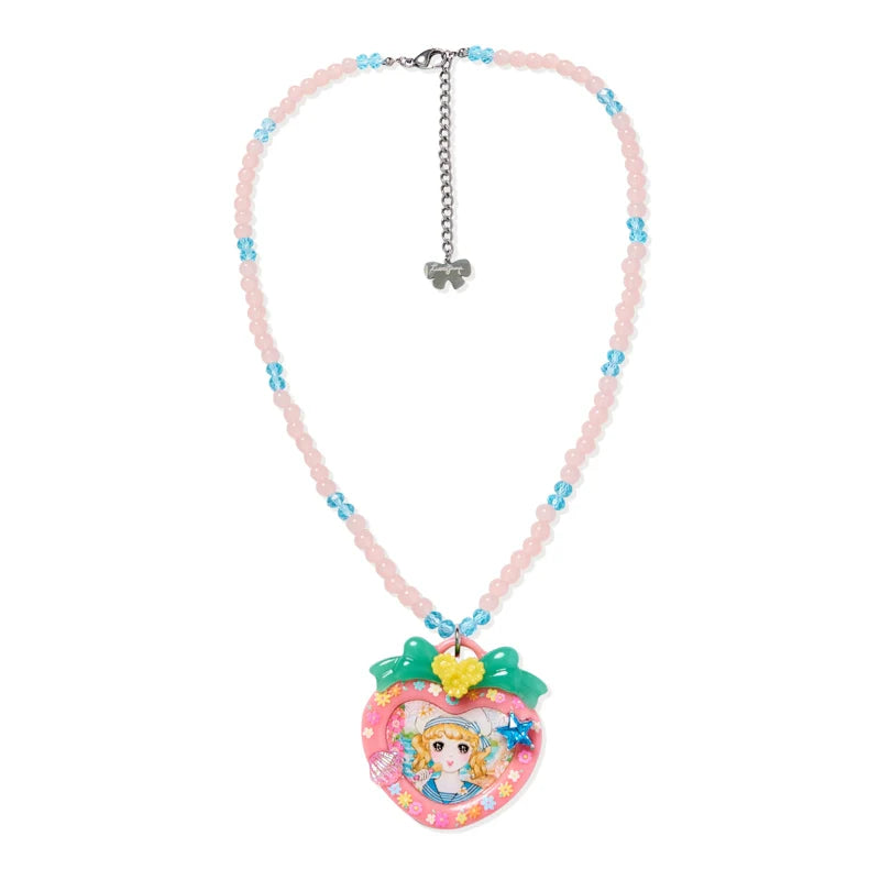 Sweet Mermaid Princess Candy Hair Clip Necklace