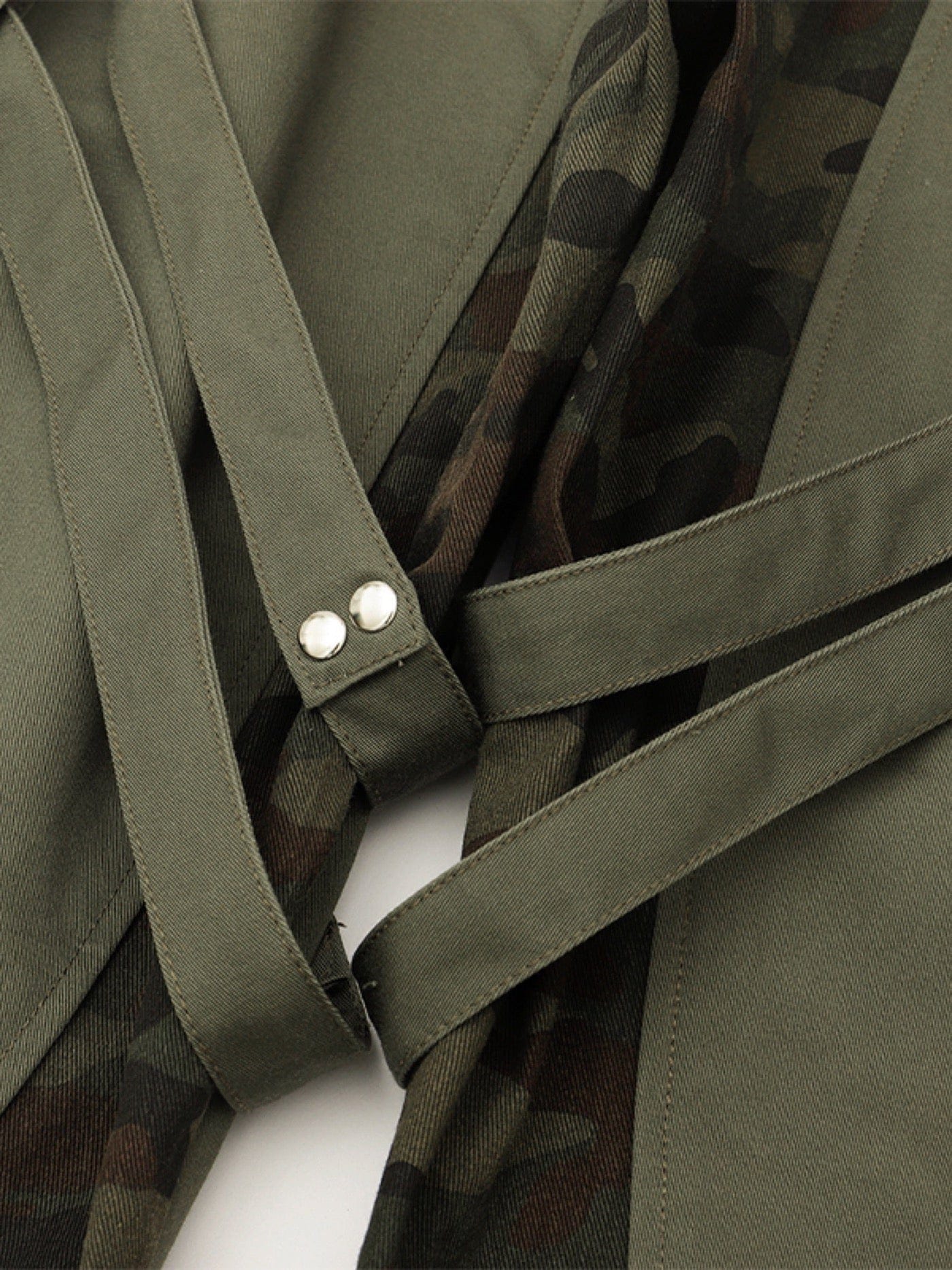 Spliced Tactical Camo Cargo Pants