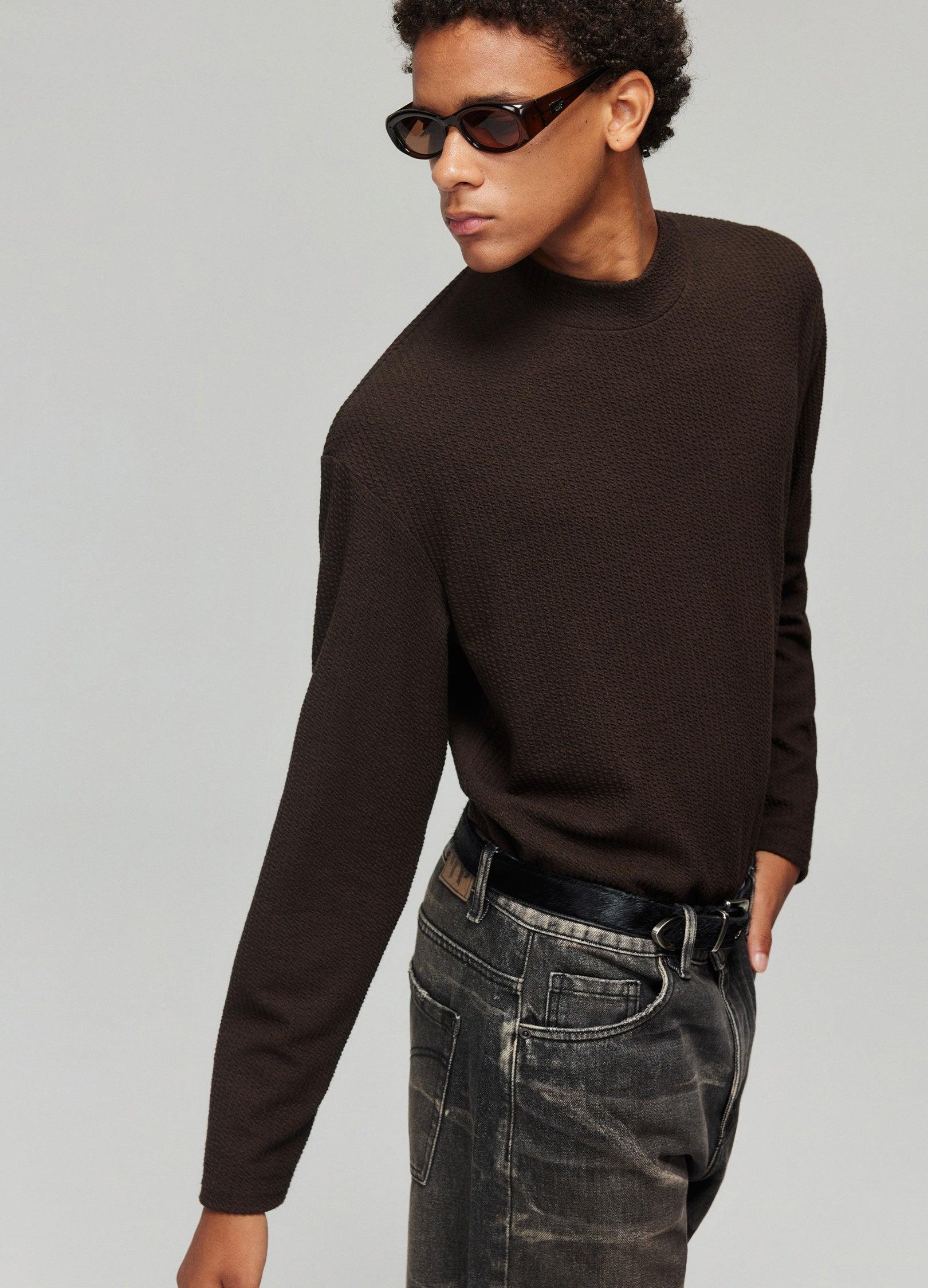 Cozy Mockneck Pullover Sweater - chiclara