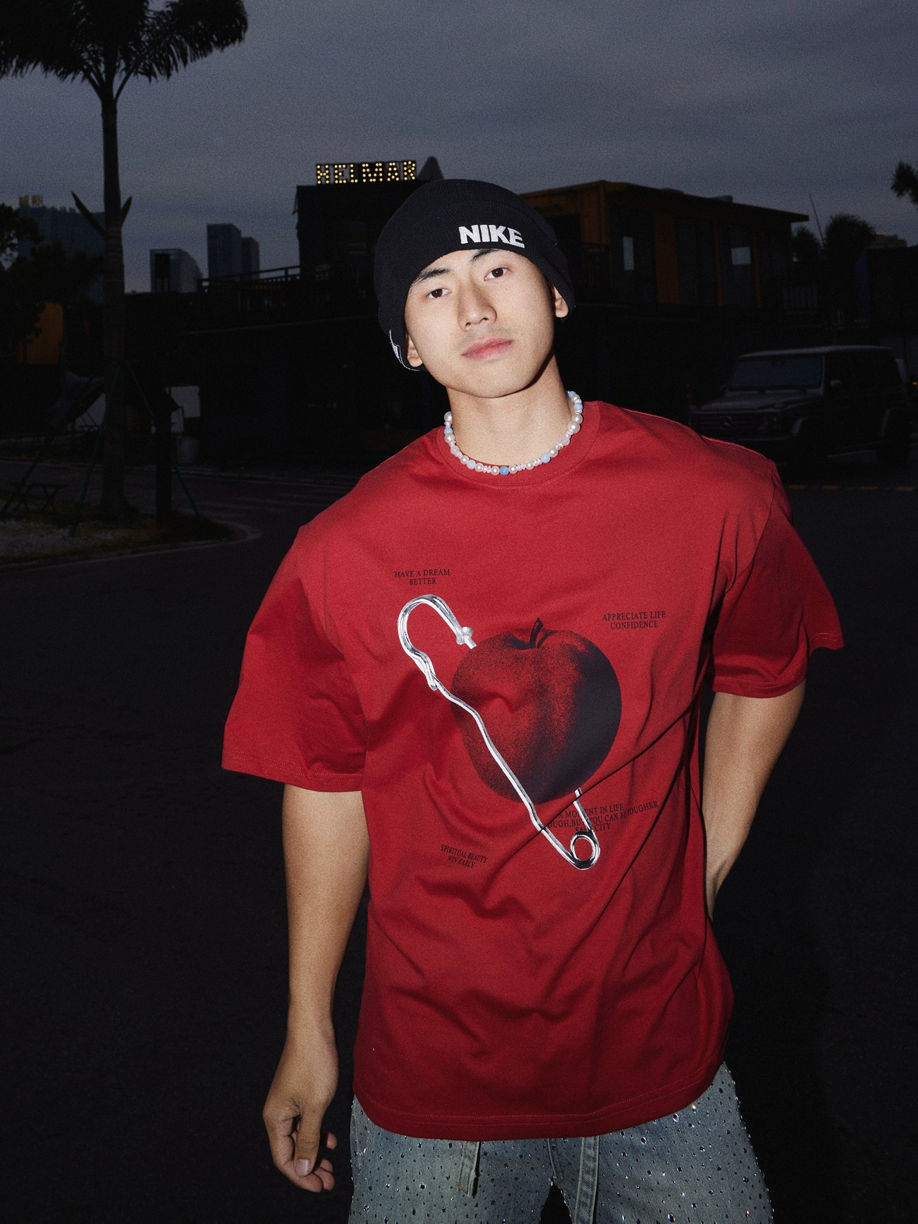 Graphic Safety Pin T-Shirt