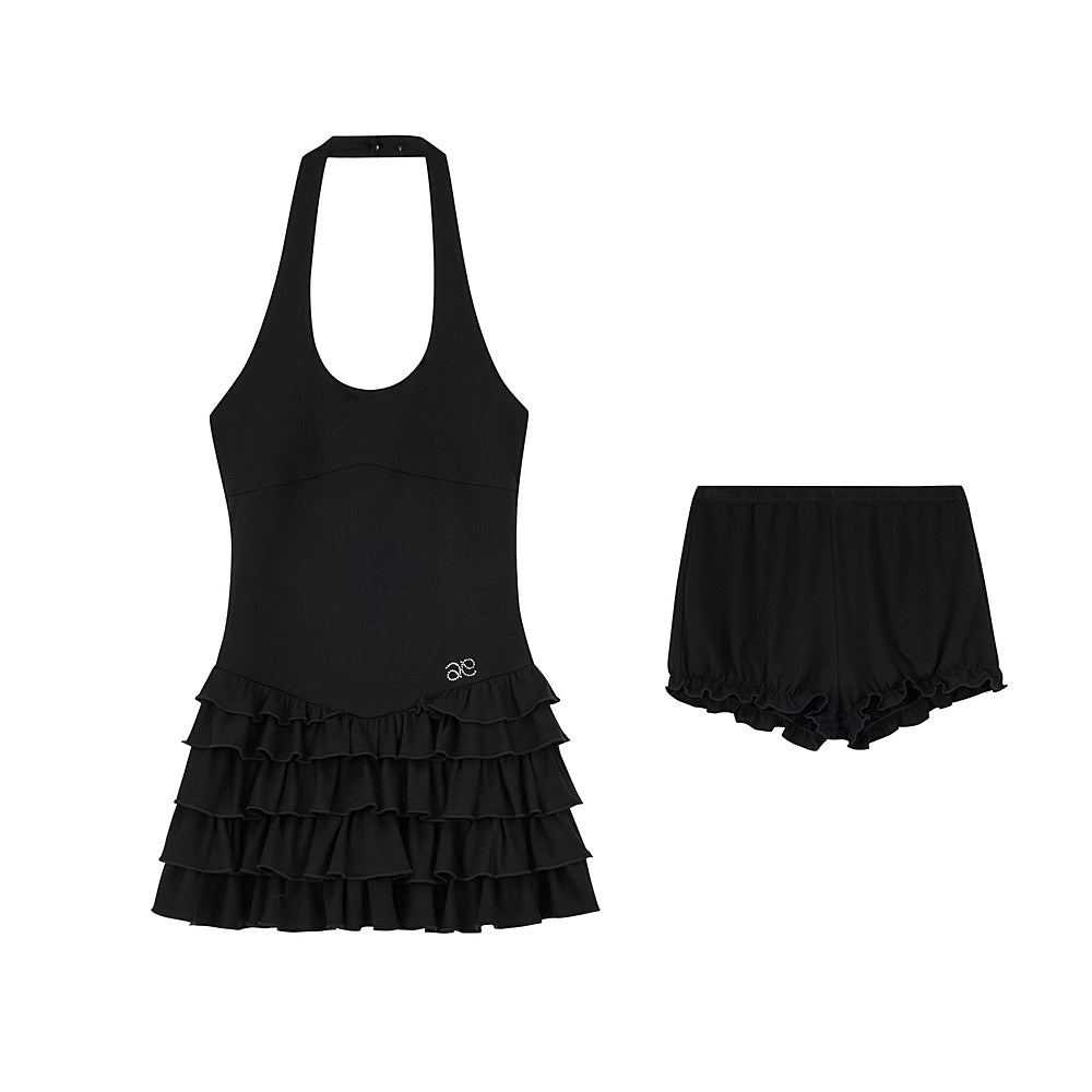 Tiered Ruffle Tank Dress