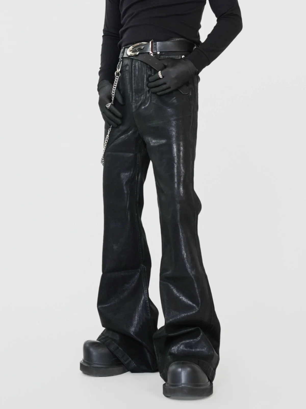 Nightfall Sheen Flared Jeans