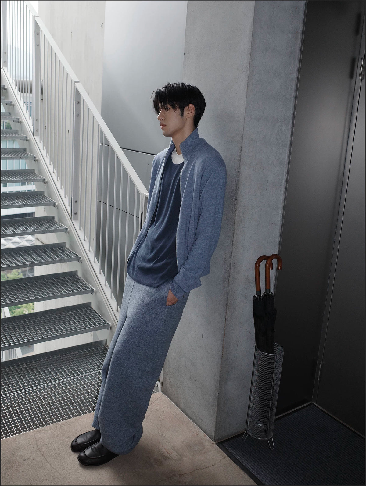Skyline Zip Knit Cardigan