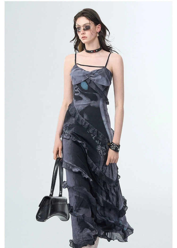 Of Akiva Ruffled Maxi Dress Collection