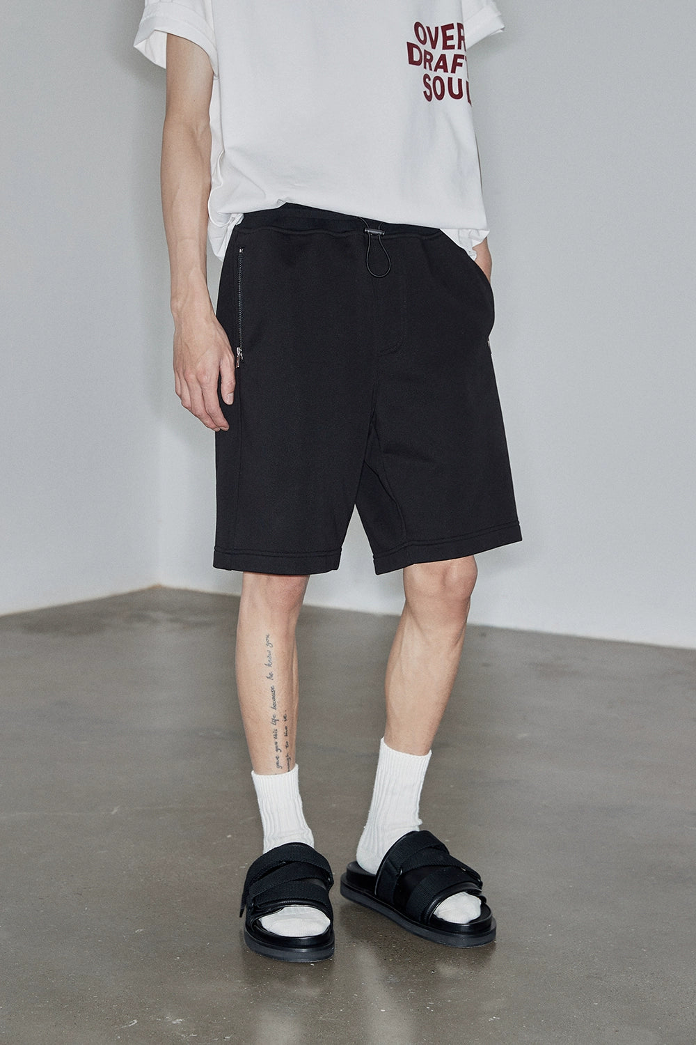 Zippered Pocket Athletic Shorts