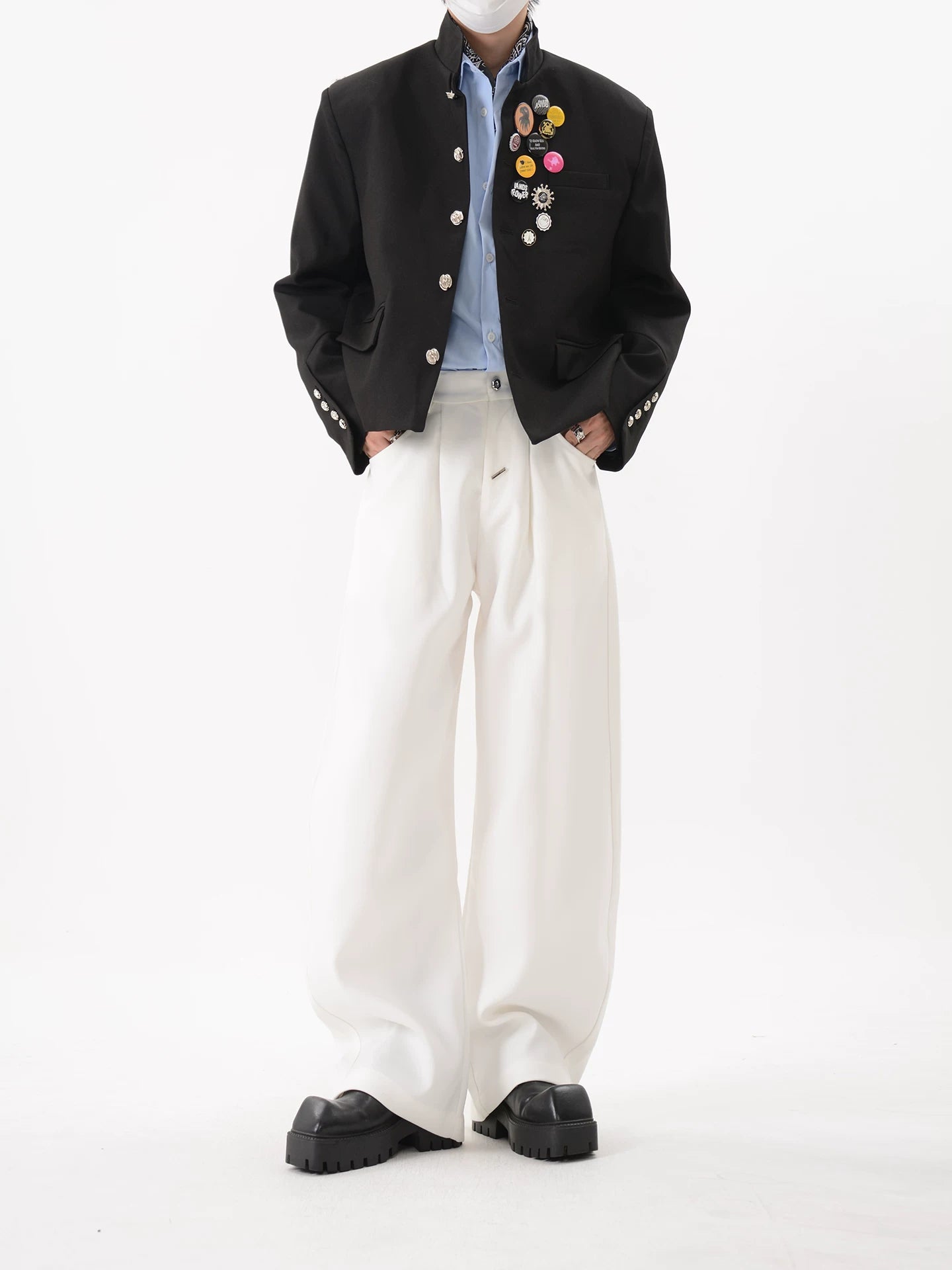 Clubroom Crest Cropped Blazer