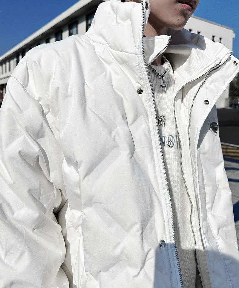 Arctic Prism Quilted Puffer Jacket