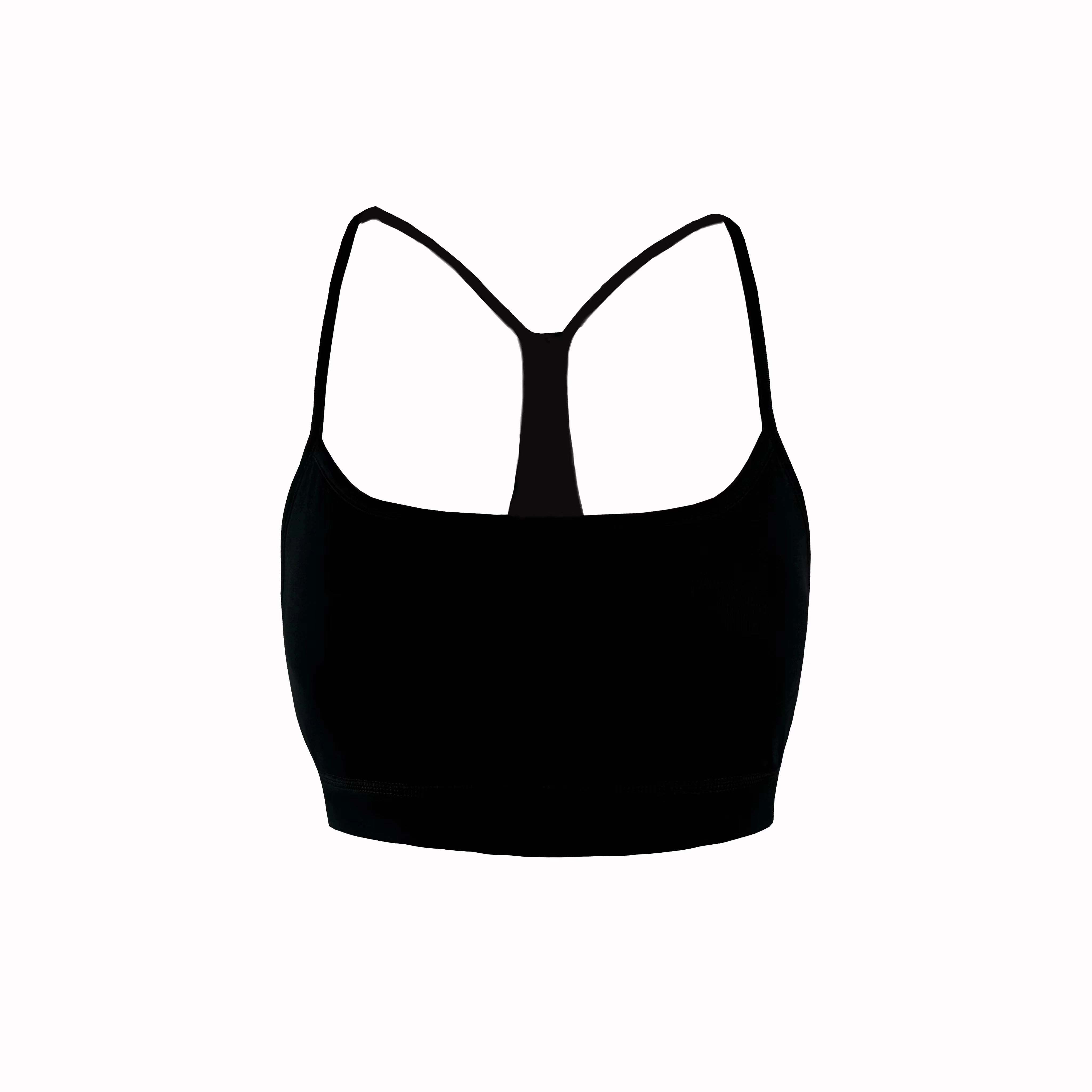 Cropped Sports Tank Top with Racer Back