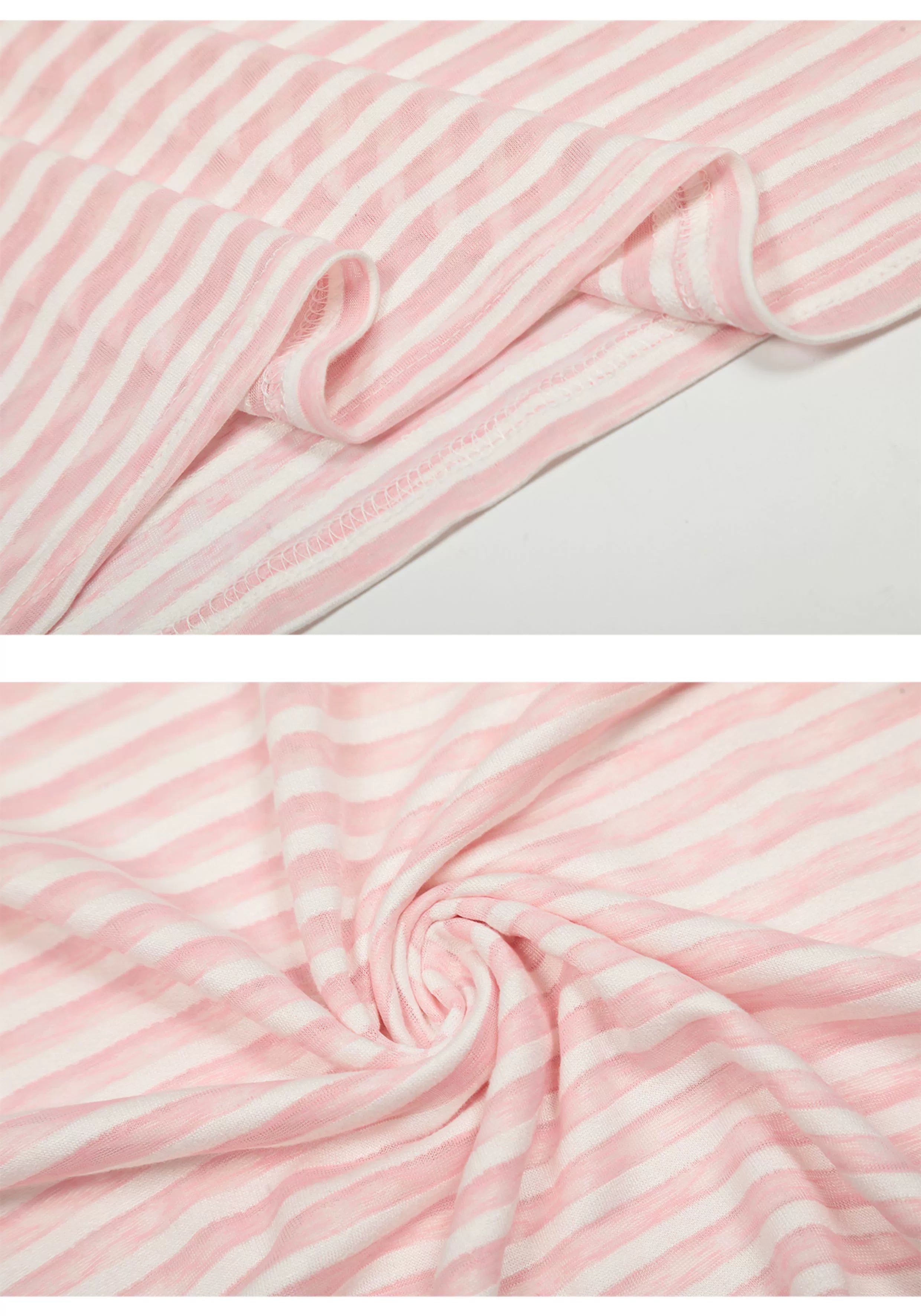 Twist Stripe Off Shoulder Top