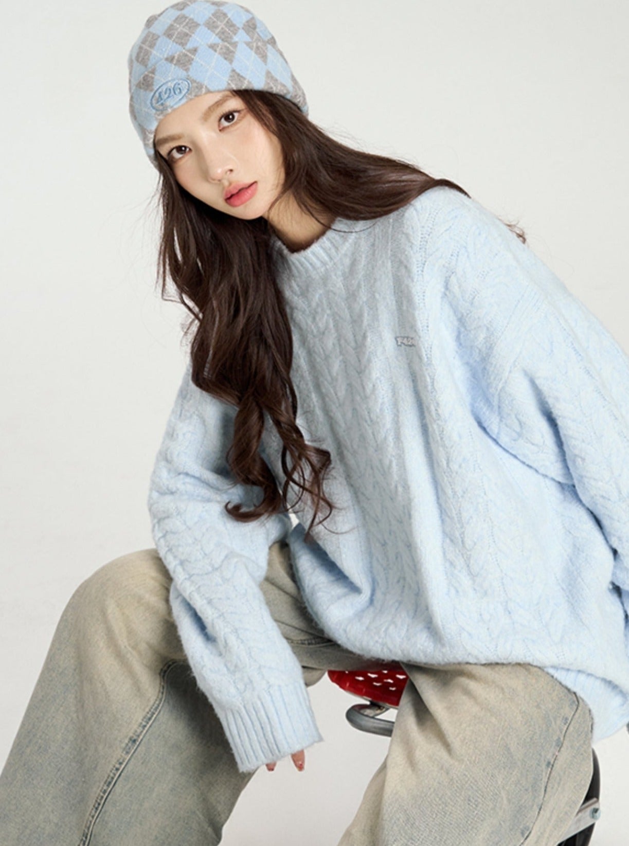 Hip-Hop Versatile Twist Knit Sweater - chiclara