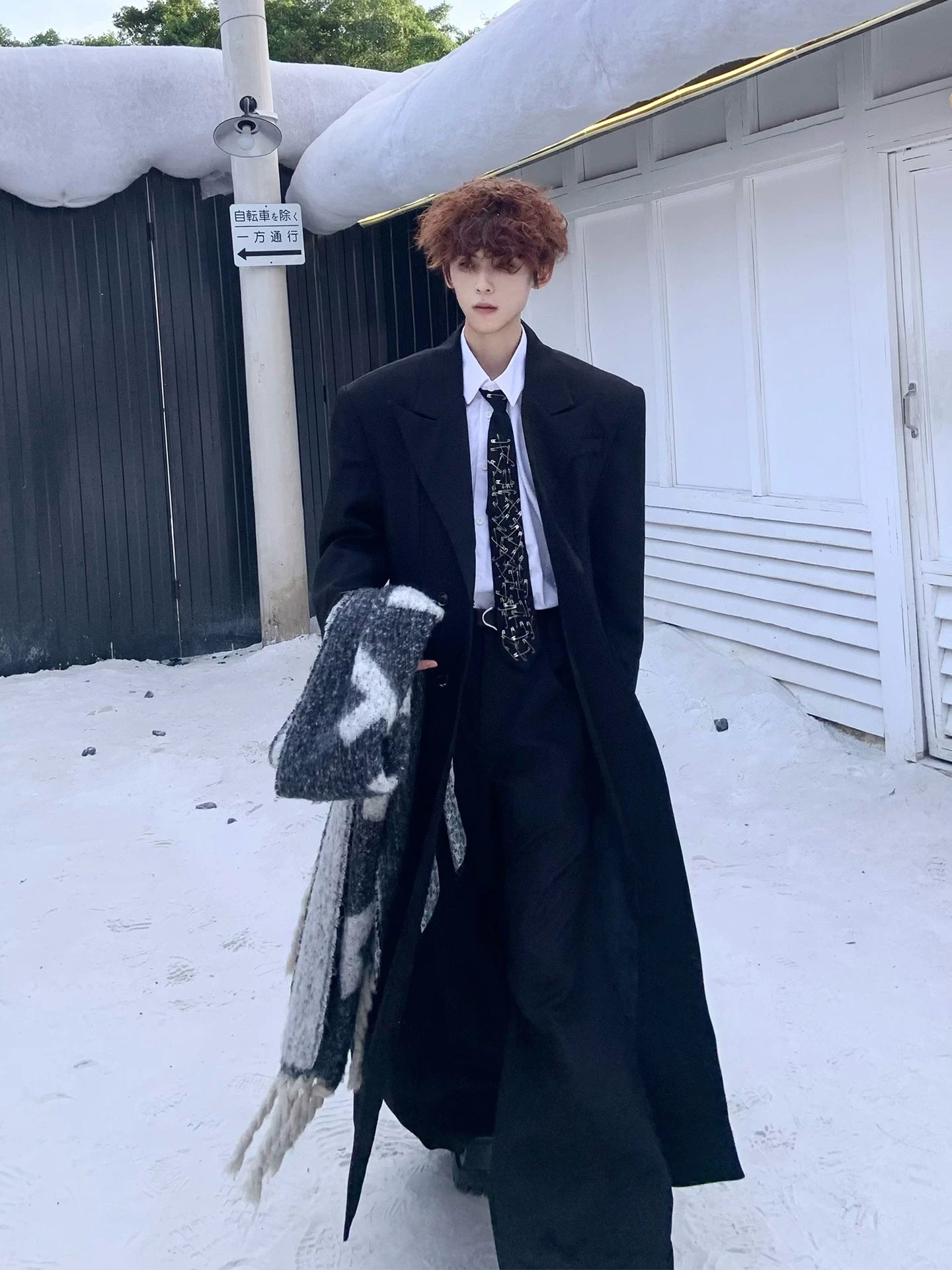 Noir Glacier Alpine Overcoat
