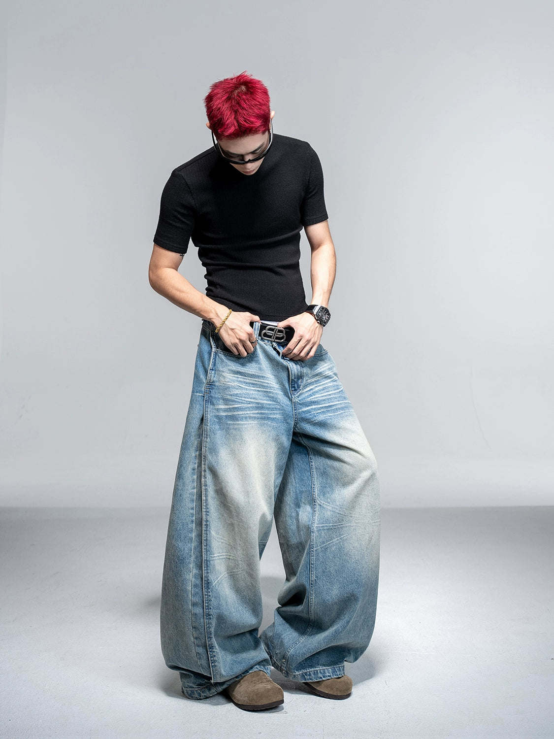 Skyfade Extreme Wide Jeans