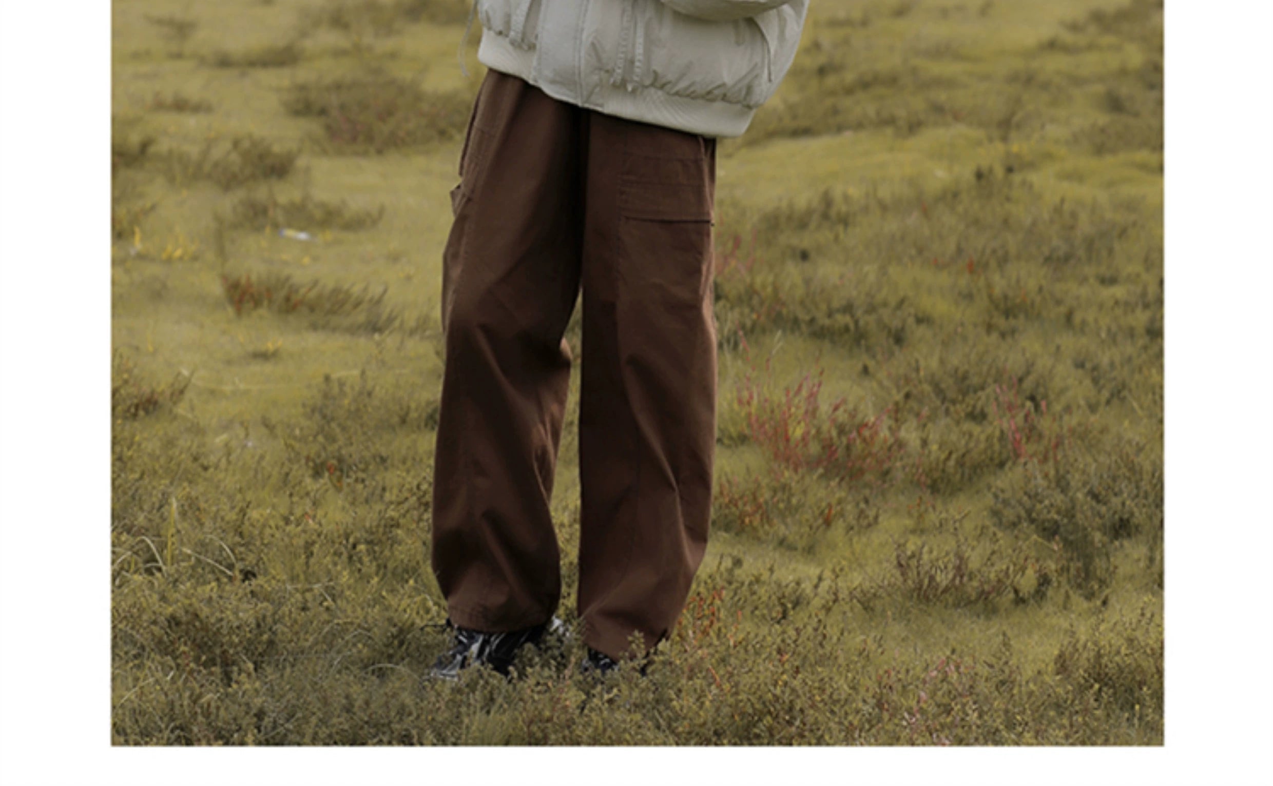 Oversized  Bomber Jacket with Ribbed Collar and Cuffs