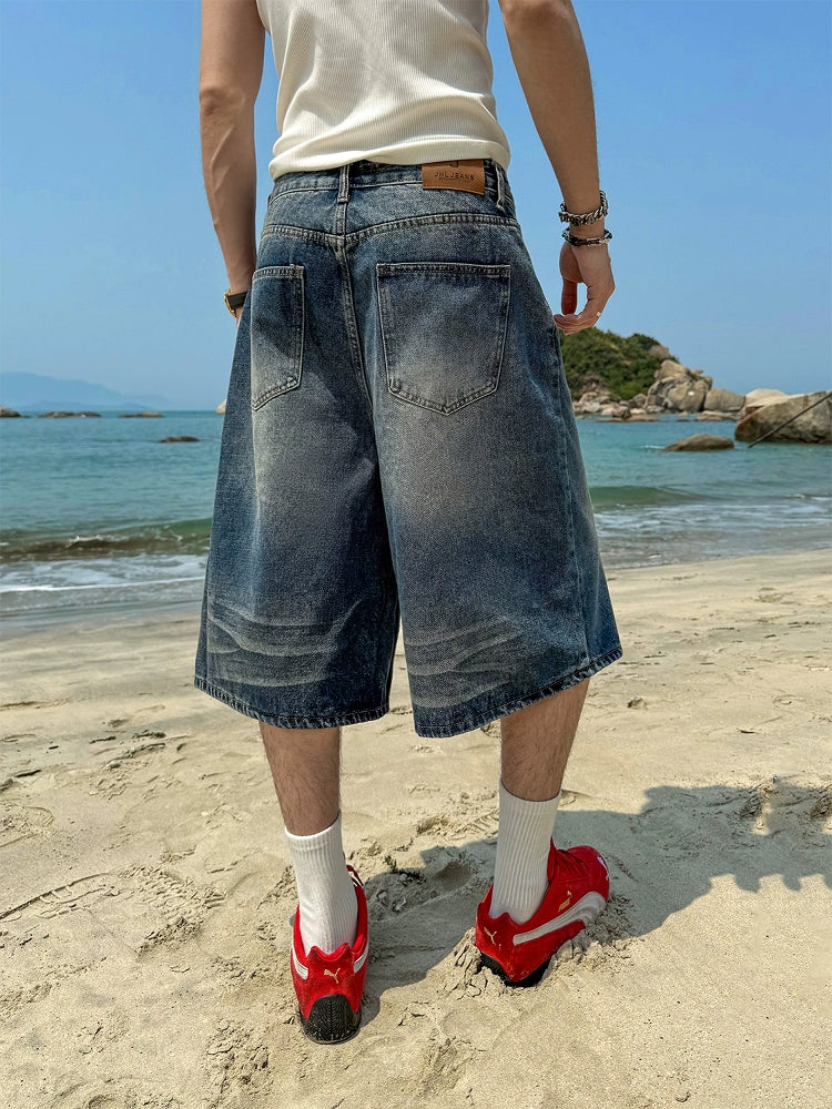 Shadow Wash Denim Culottes