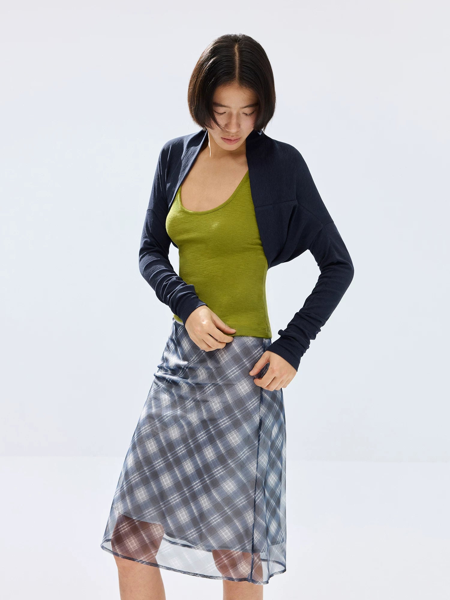 Cropped Shrug Cardigan