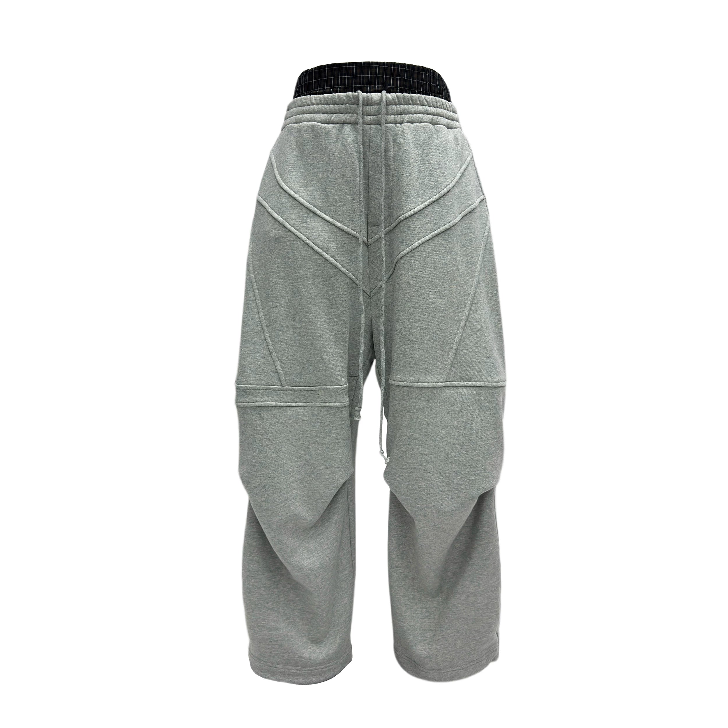 Circuit Paneled Drape Sweatpants