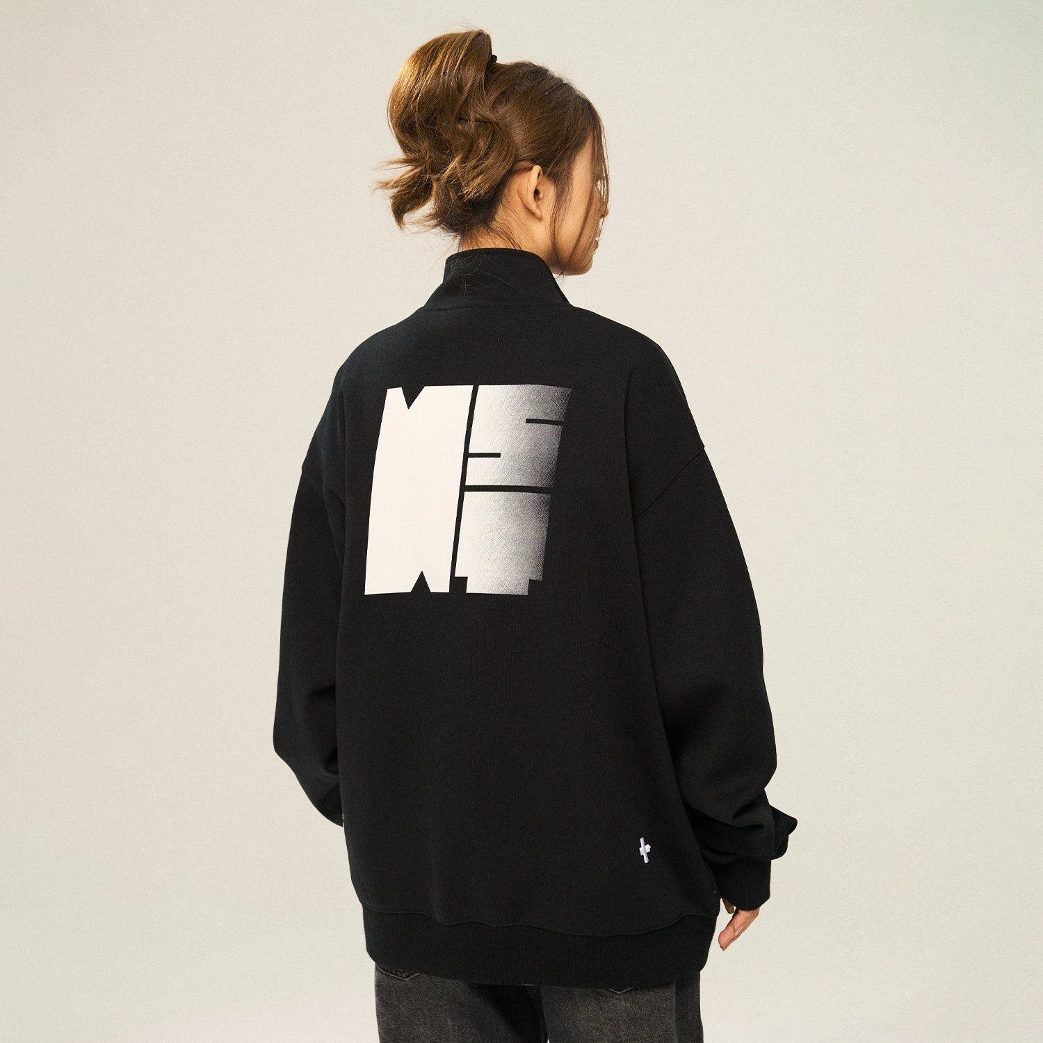 Subtle Fade Hoodie with Logo - chiclara