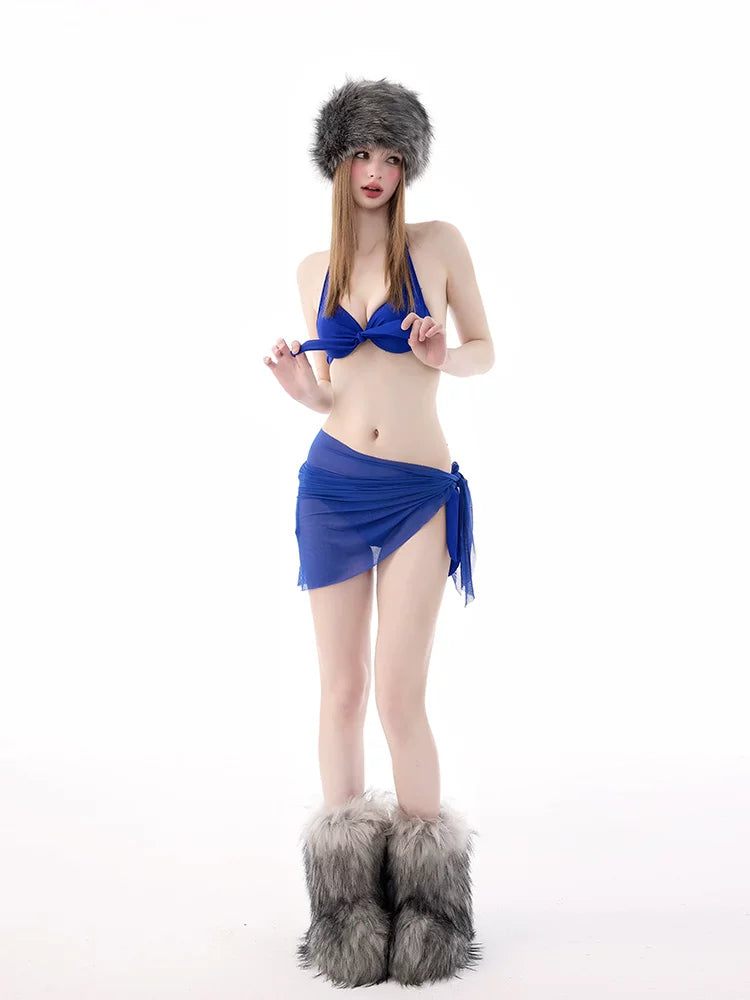 Glacier Siren Sapphire Bikini Set