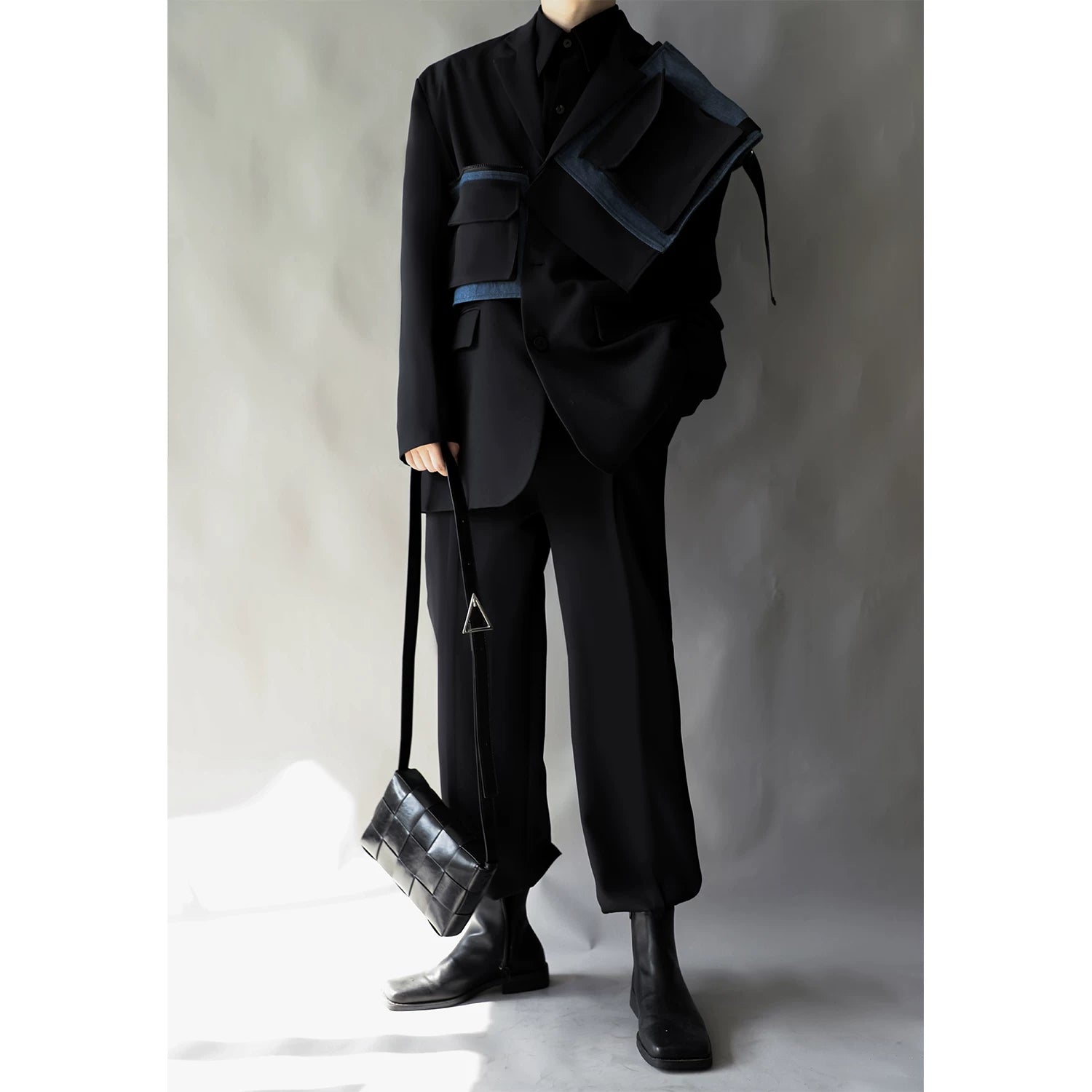Midnight Cargo Envelope Blazer