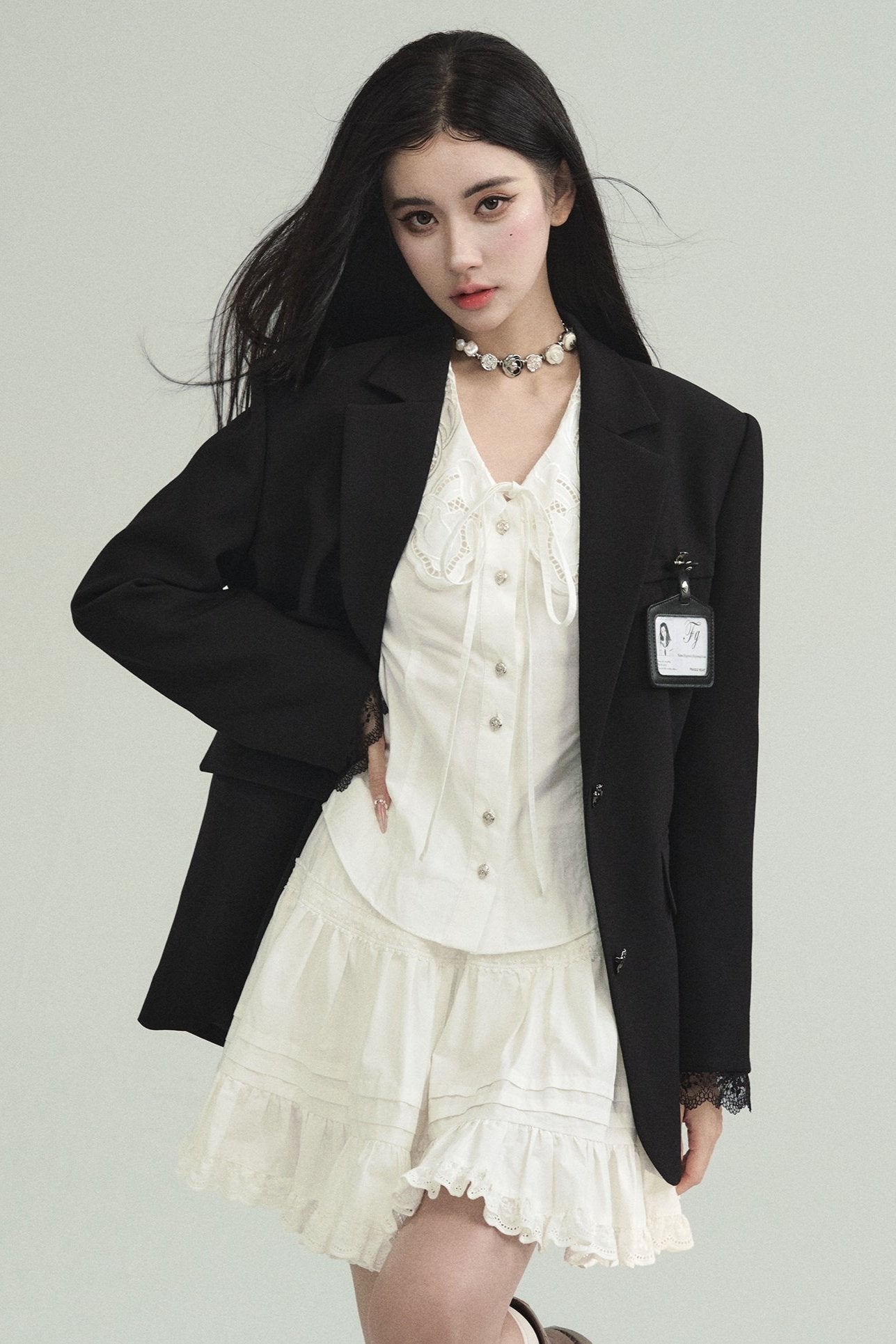 Classic Black Blazer for Professional Women