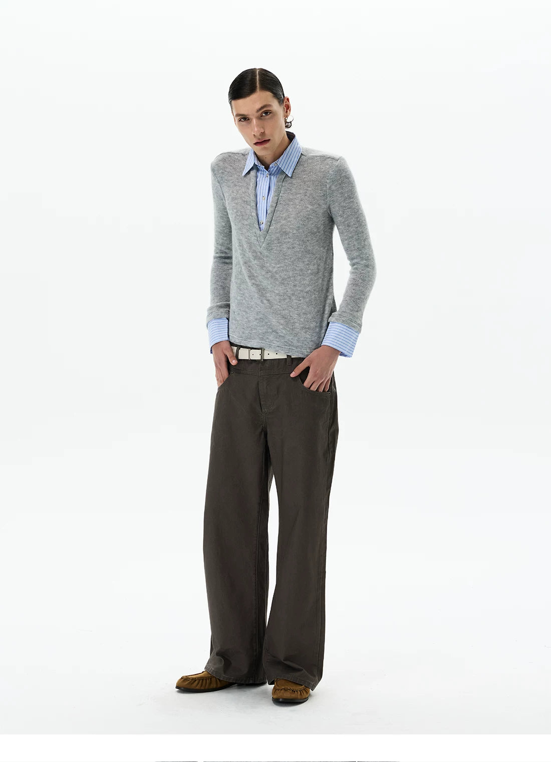 Drape Wide Chino Pants