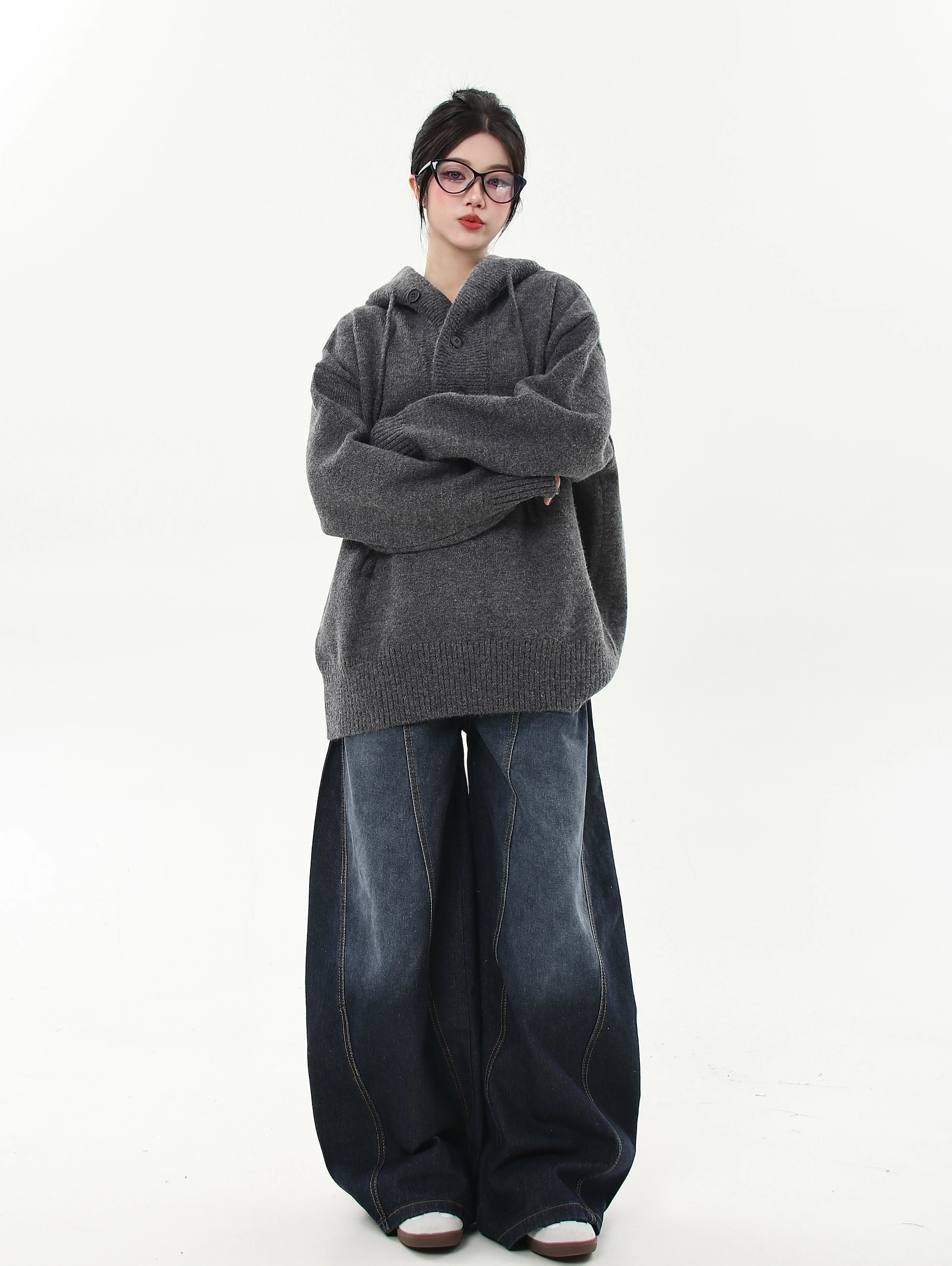 Ash Knit Relay Hoodie Sweater