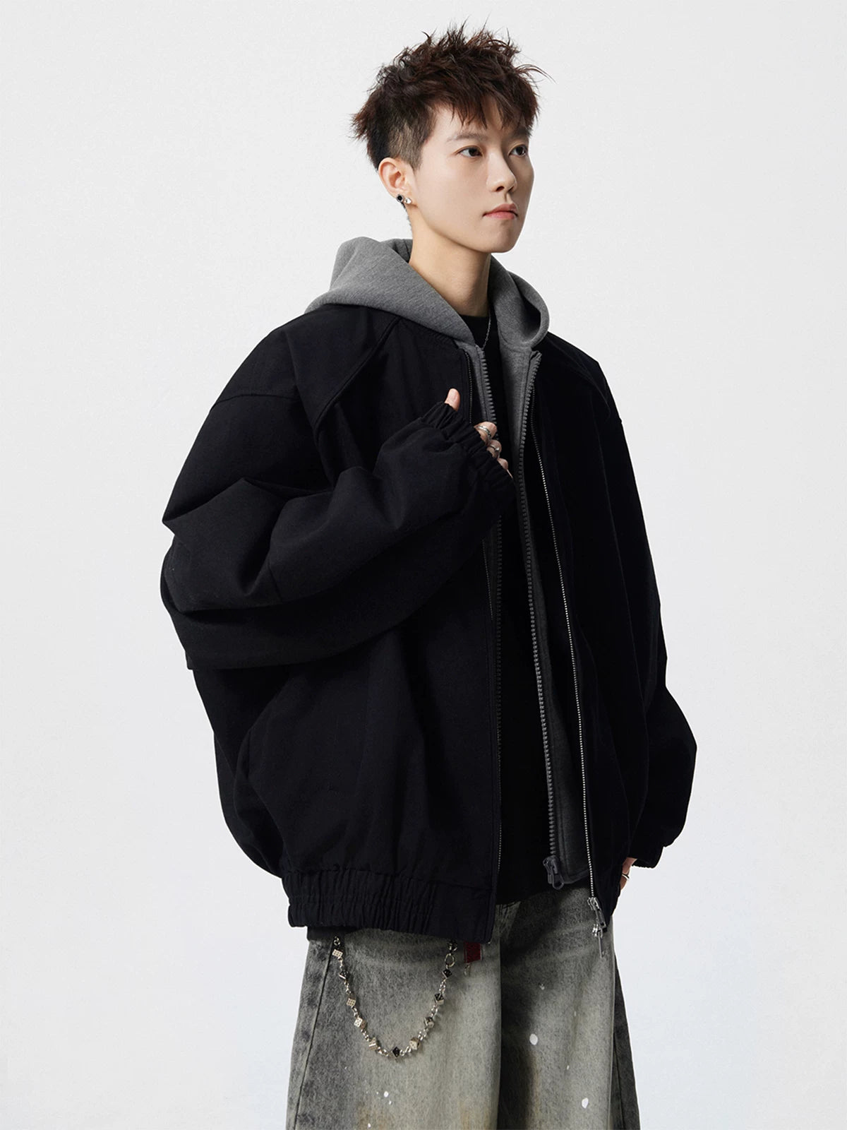 Midnight Layered Street Bomber