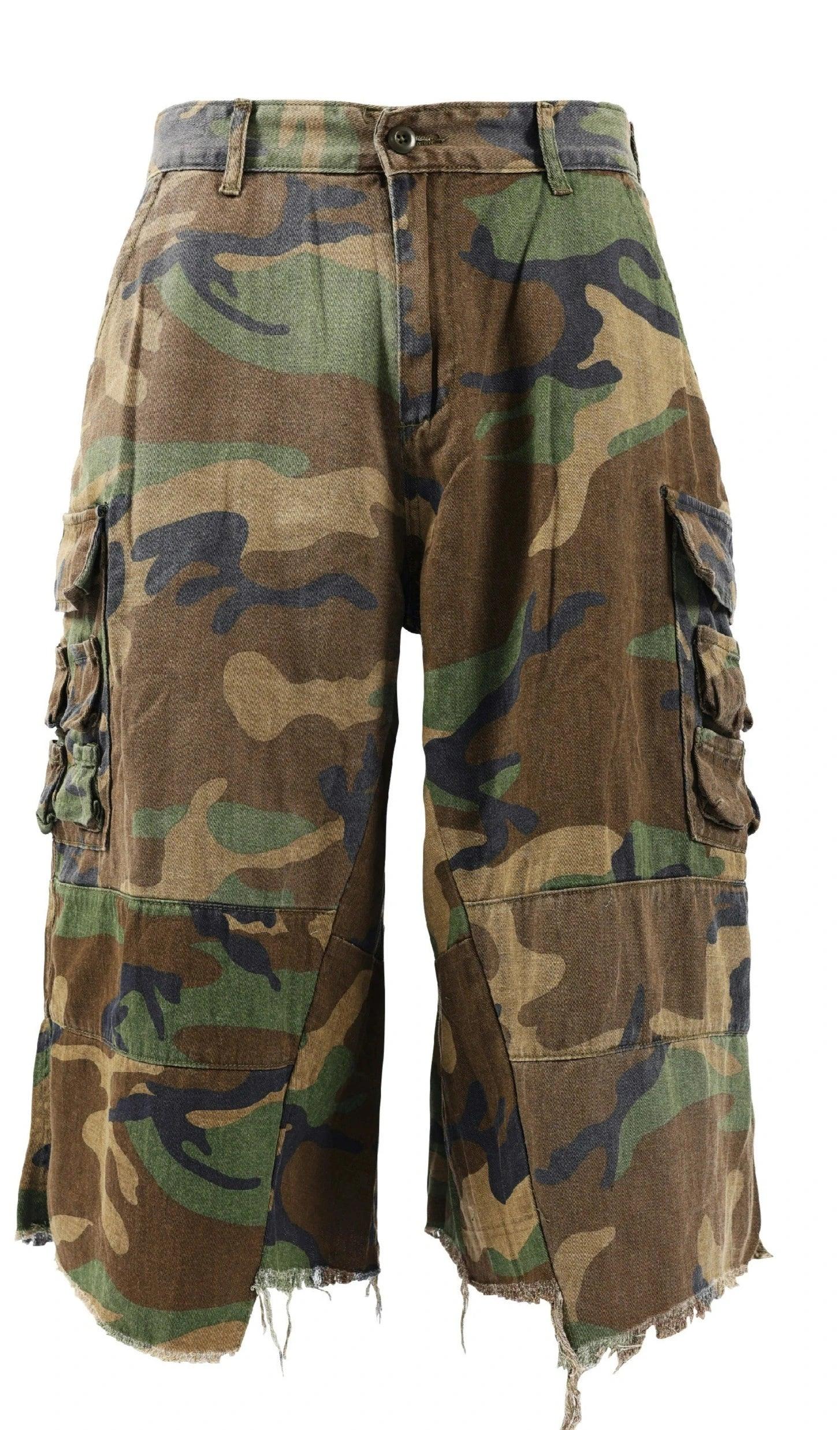 Camouflage Cargo Shorts