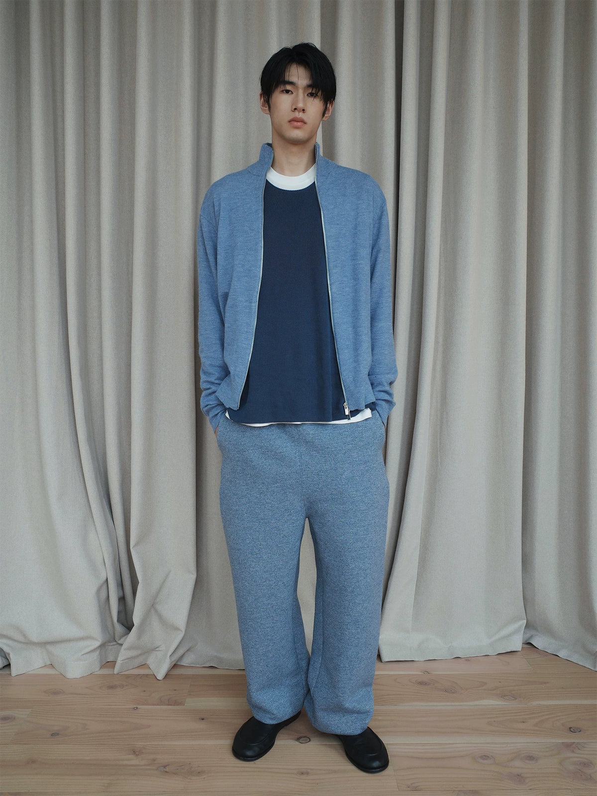 Skyline Zip Knit Cardigan