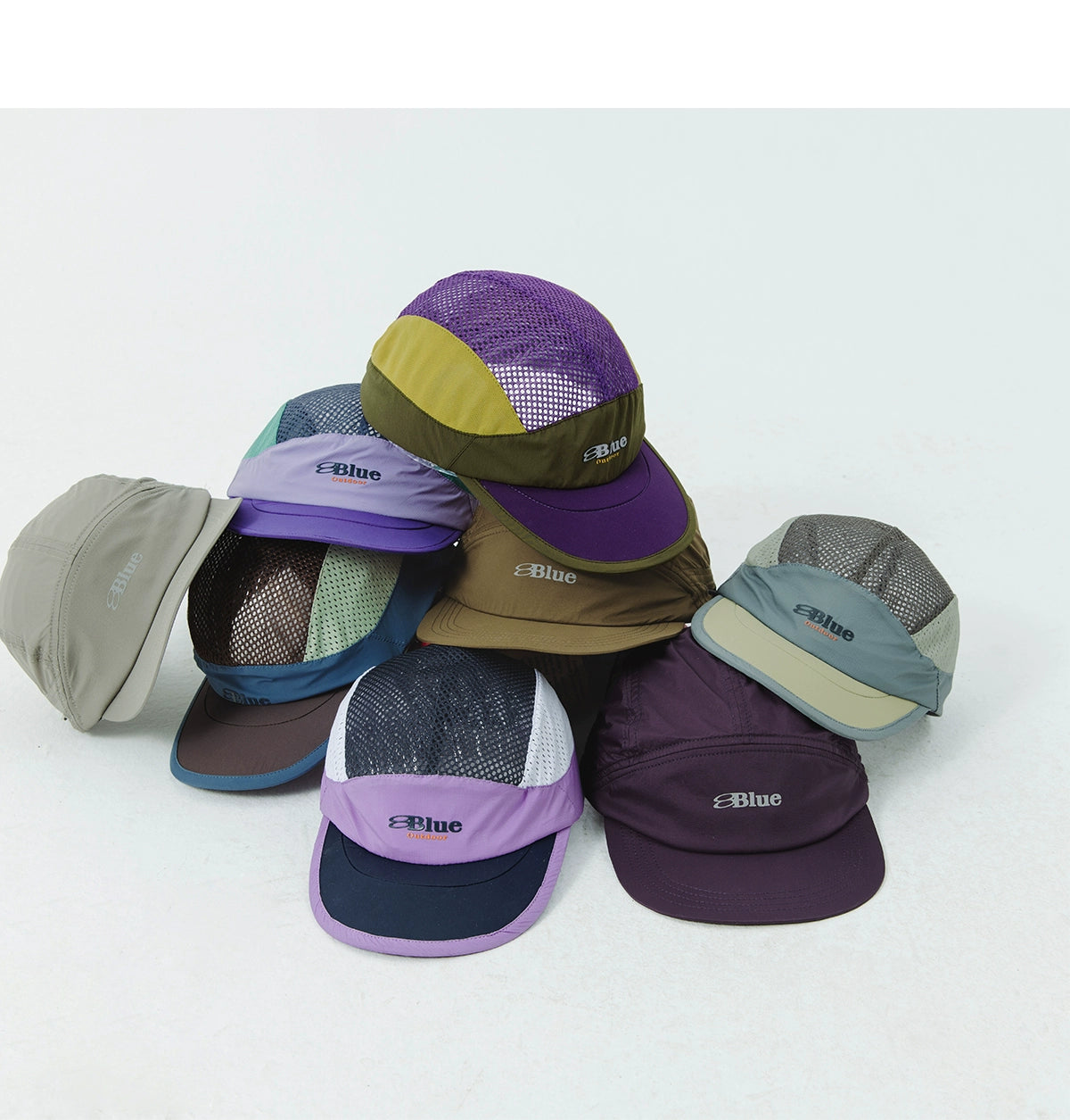 Colorblock Mesh Outdoor Sports Cap