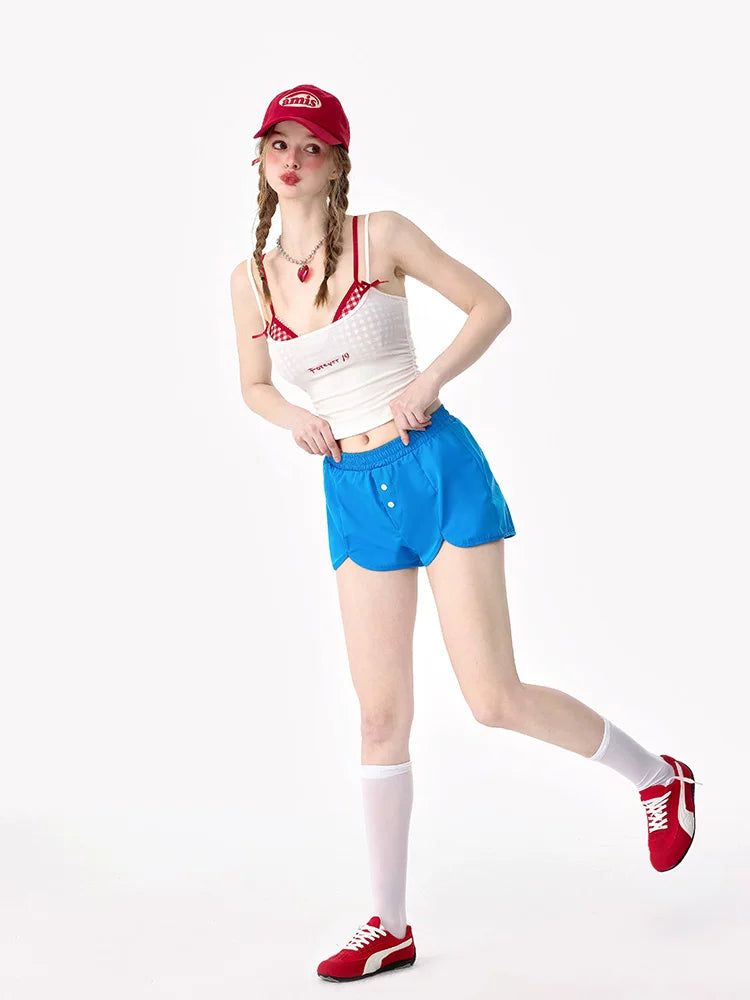 Varsity Cherry Court Mini Swimwear Set